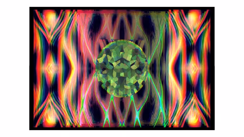 Glitches, Shapes and Colors: Magic Crystal