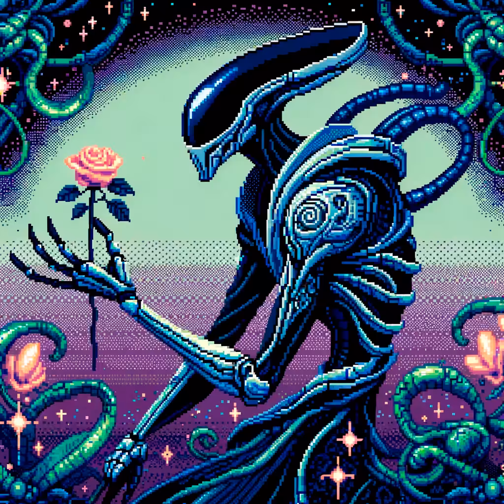 Pixel Nouveau 25 - The Alien Lancer