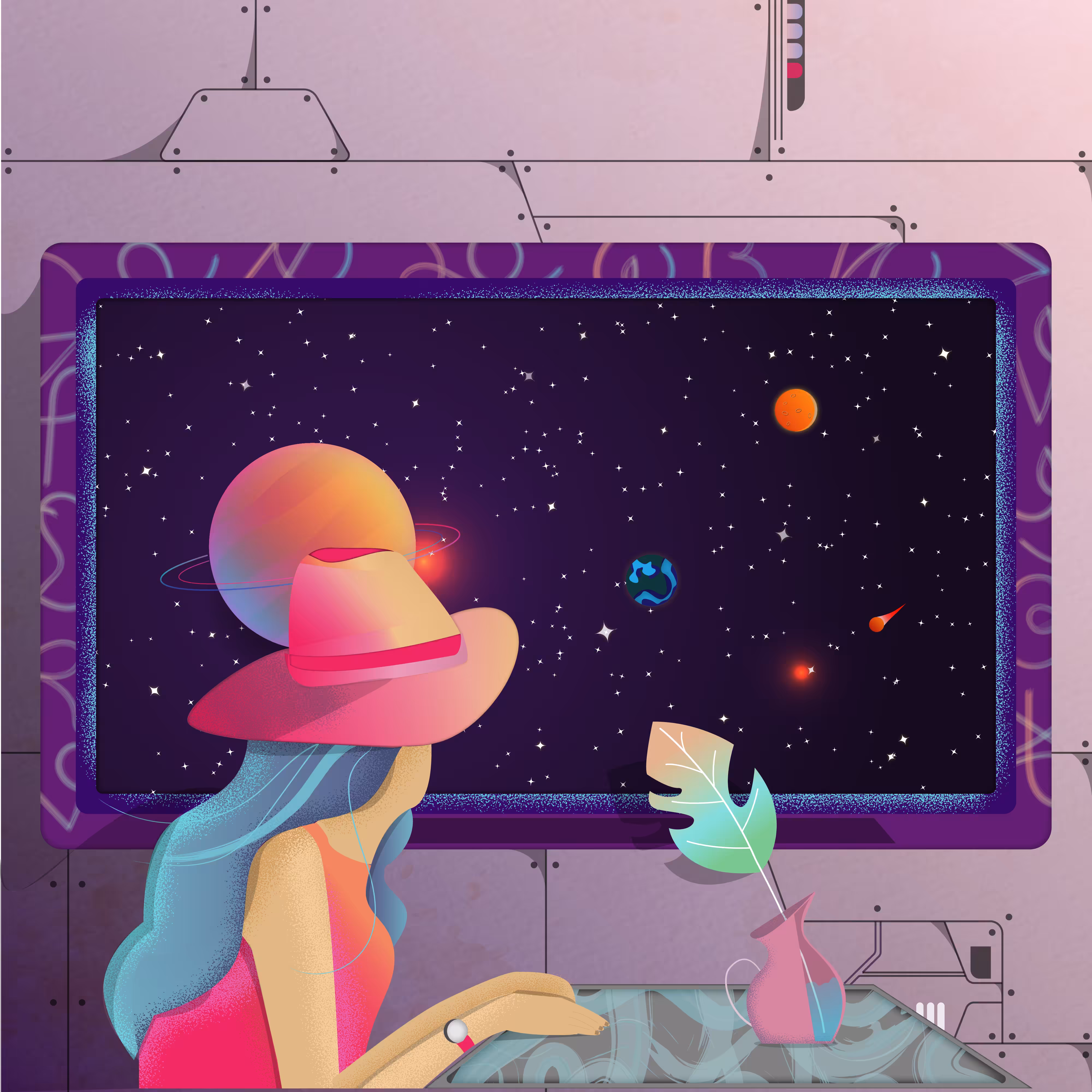 Girl in Space