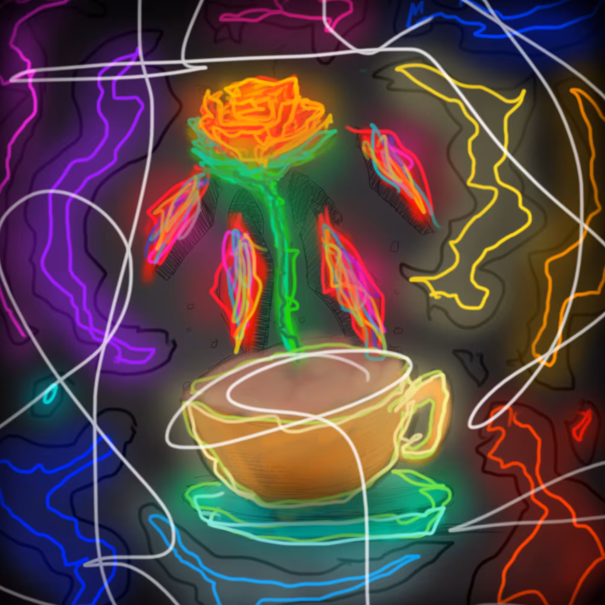 Abstract Rose 