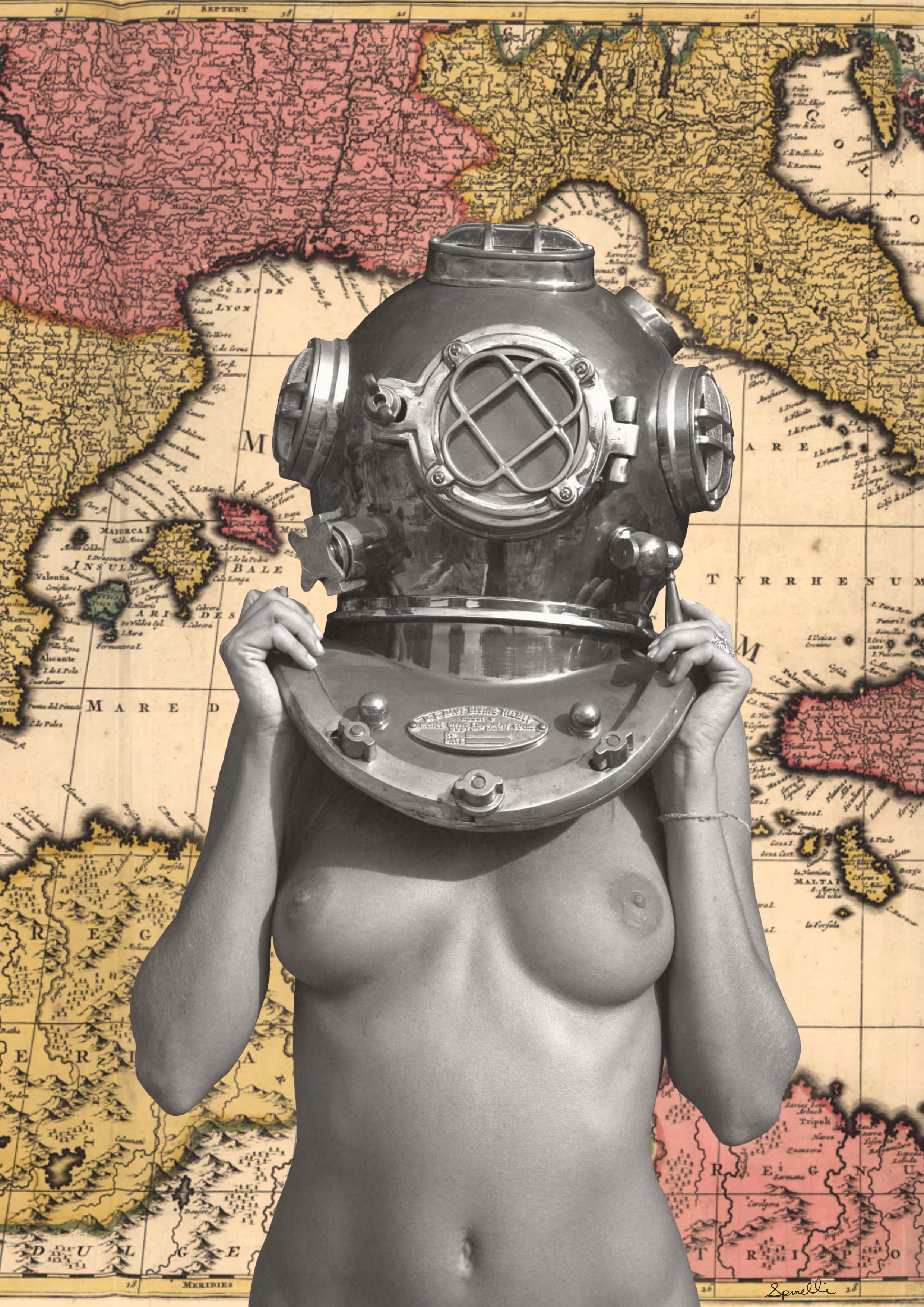 Diver UP Mediterranean Sea