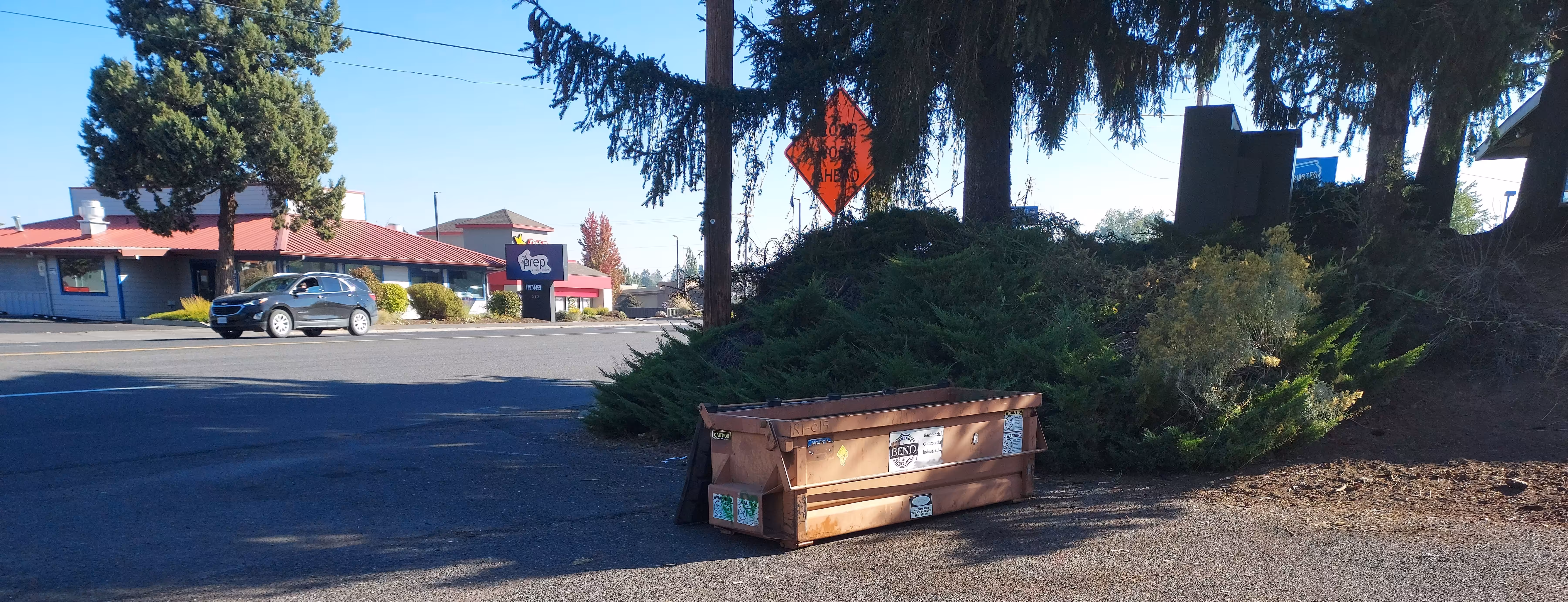 Tiny Dumpster behind the last Blockbuster Video on the planet - Banner.