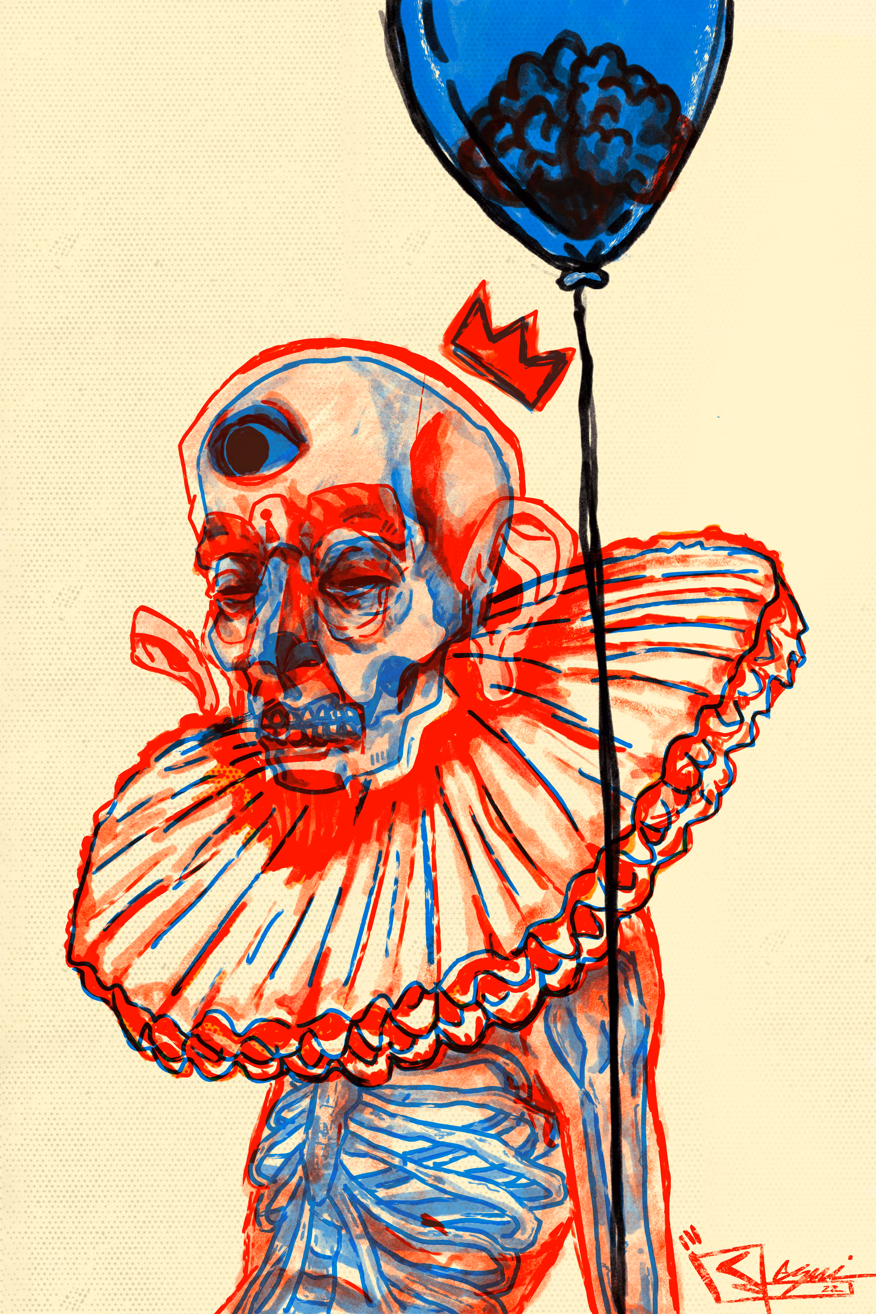 Clowning for a bit | by Manu Stegui