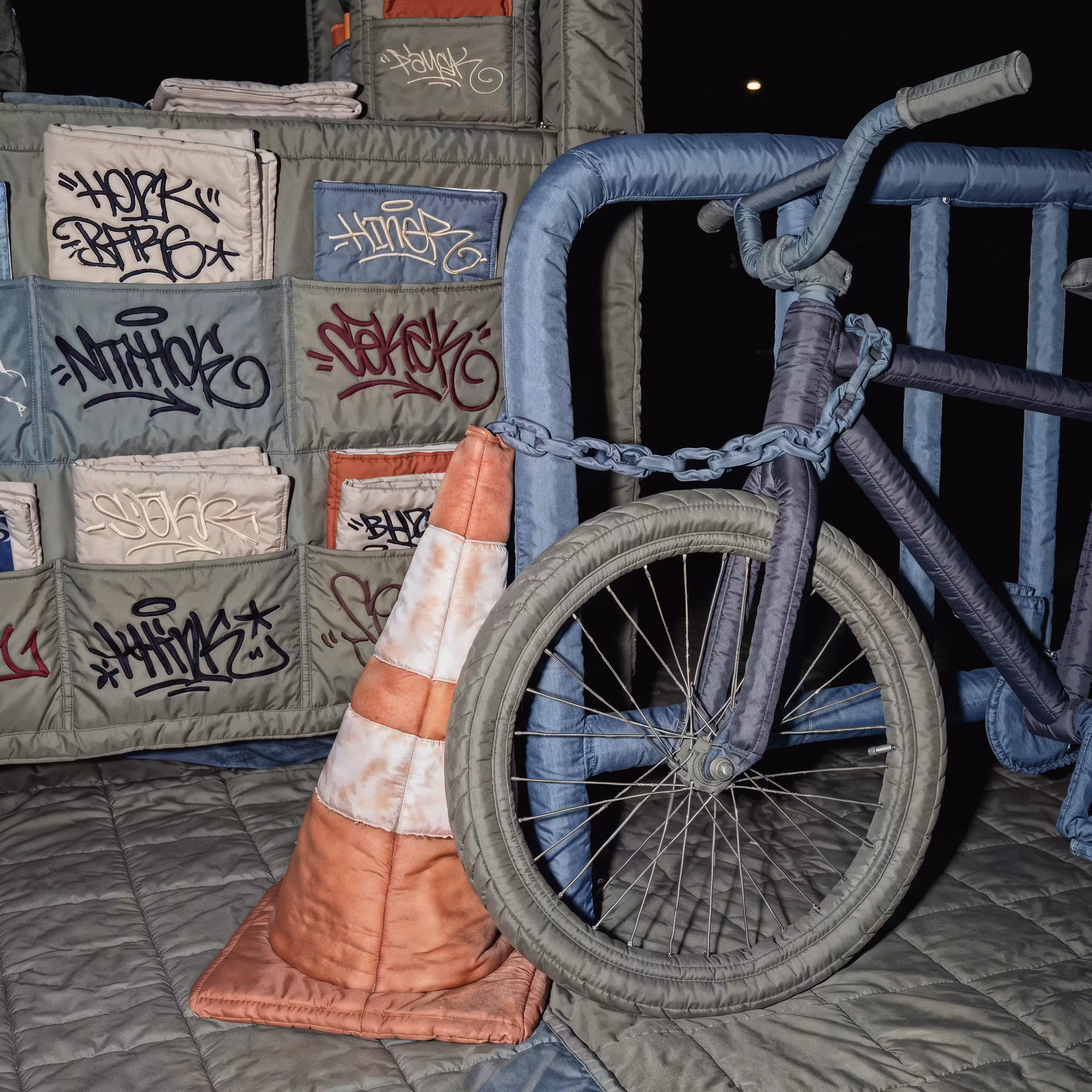 caution in place