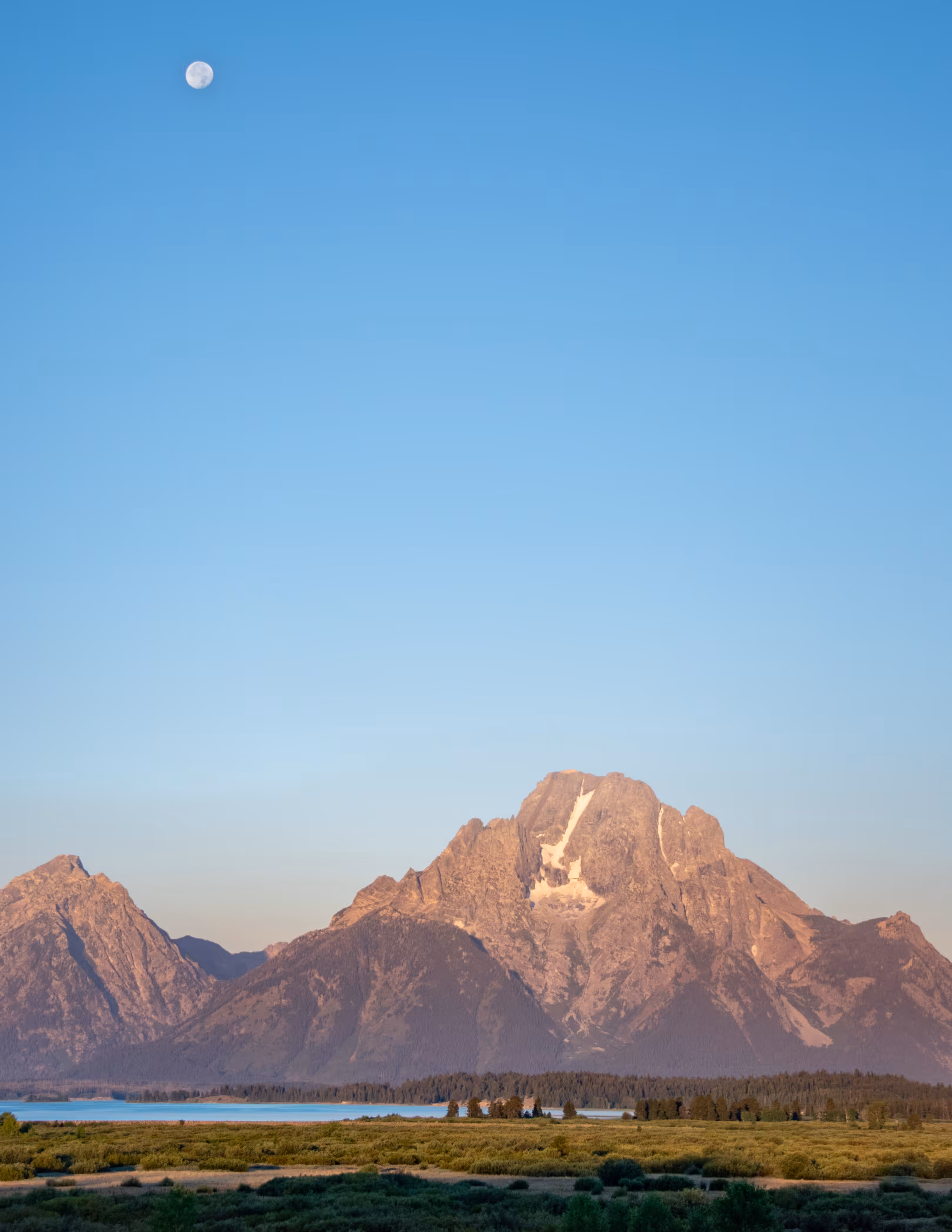 Daybreak in the Tetons III: Alpenglow