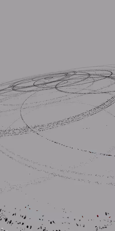 circle drops - 'the passenger' sketches #94