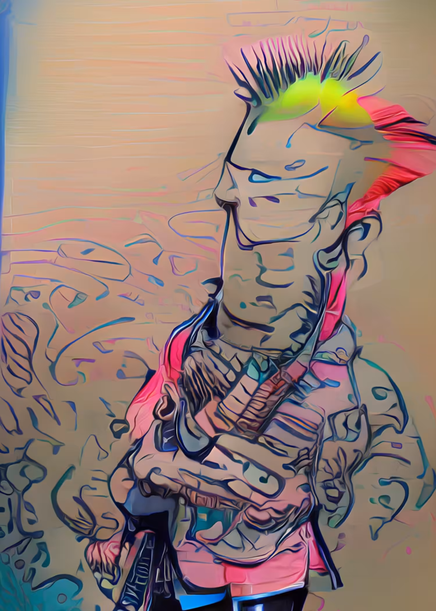 Scribbled Punk #1