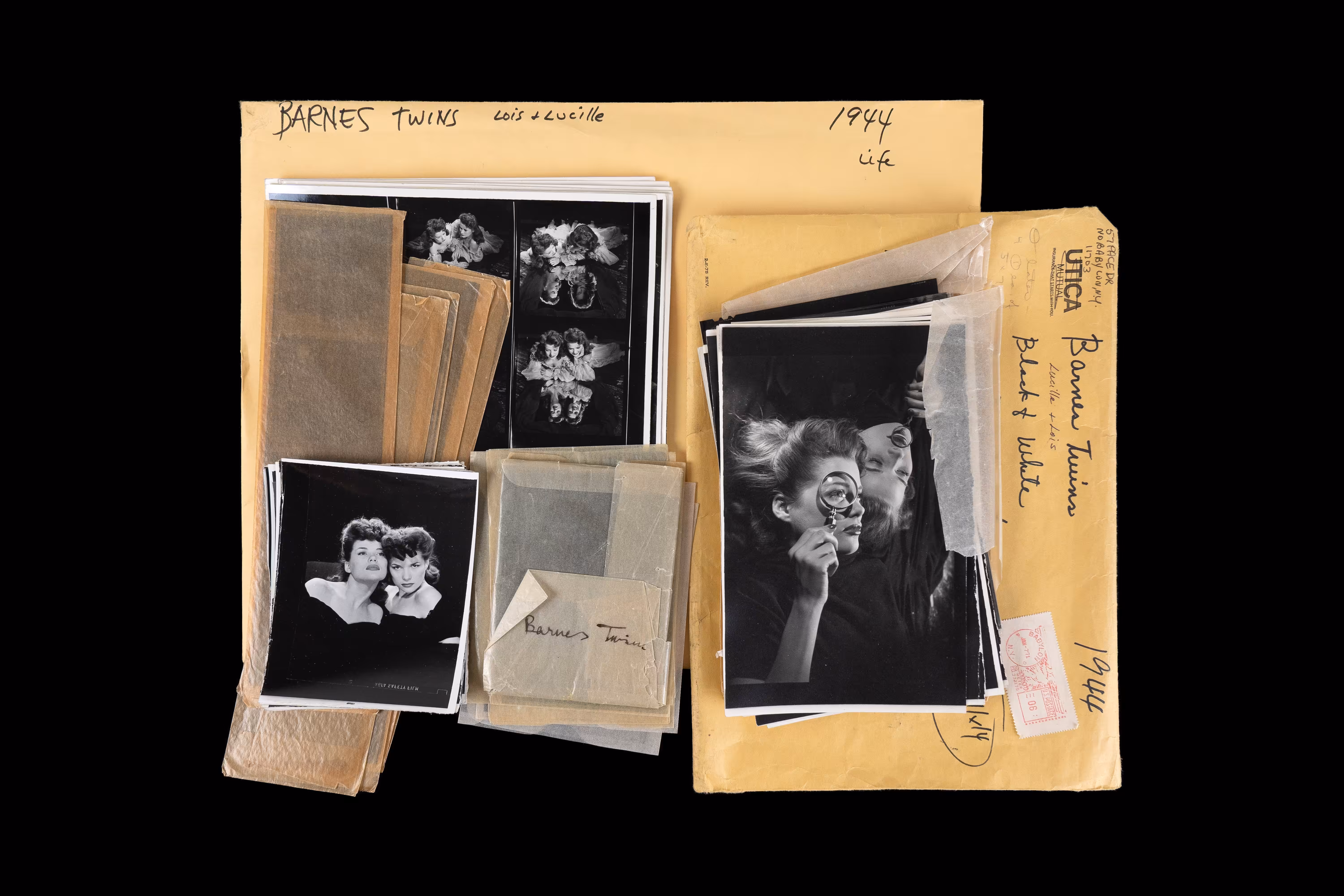 Halsman Archive File 18 -Barnes Twins 1944