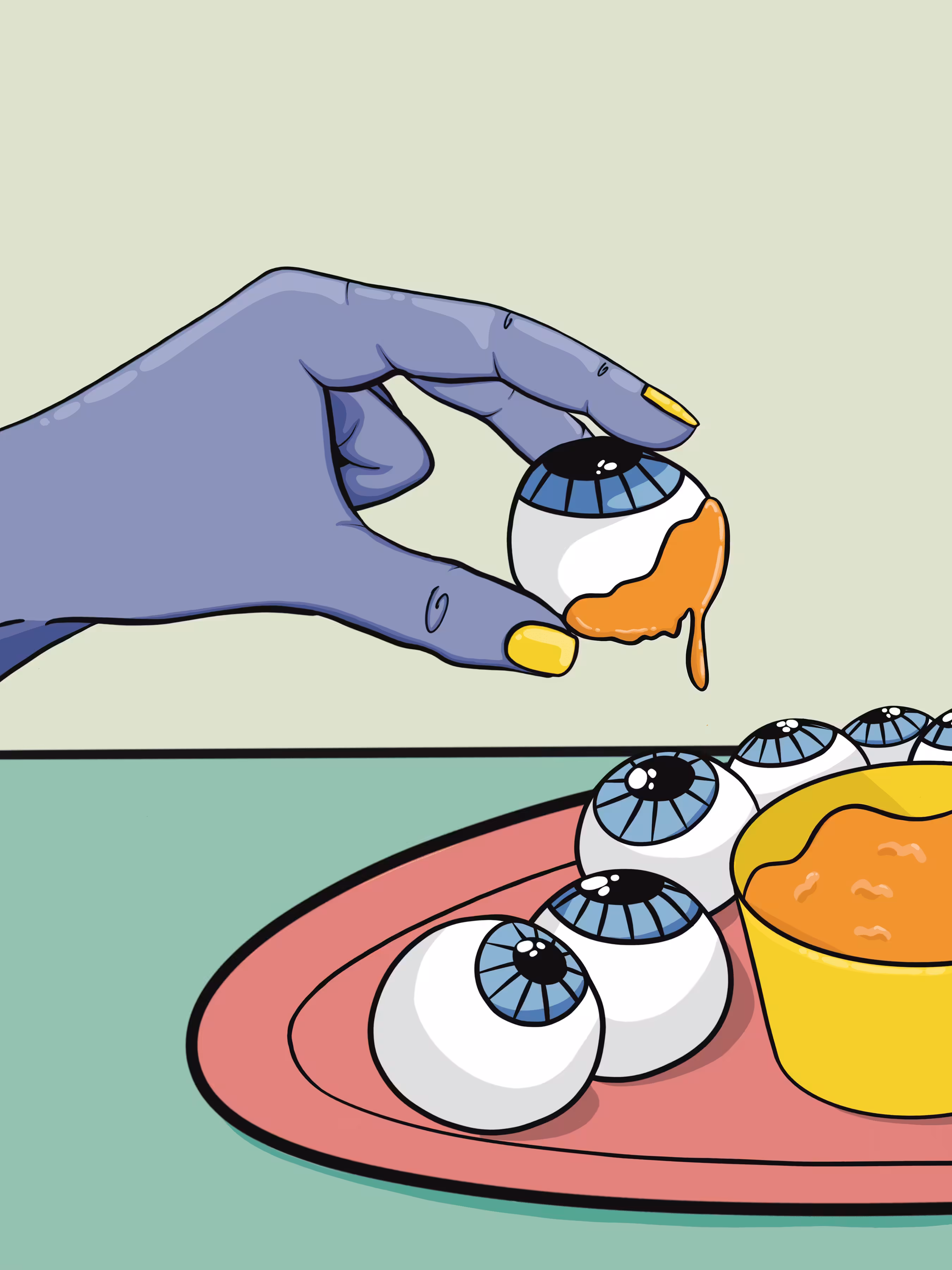 Eyeball Con Queso