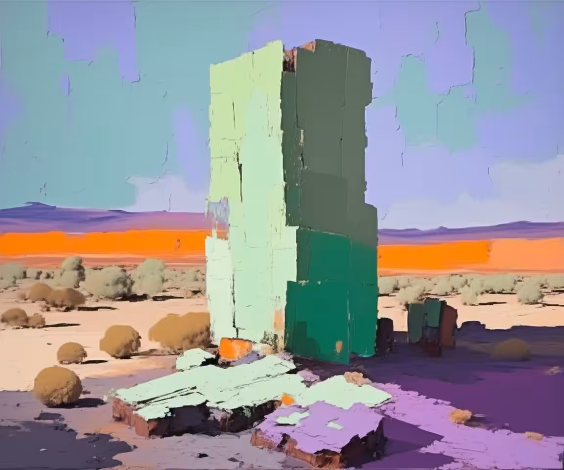 Painted Slabs #54