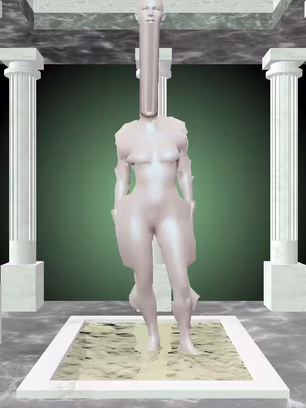 HeavenComputer: The Threatening Matte Ivory Woman #148