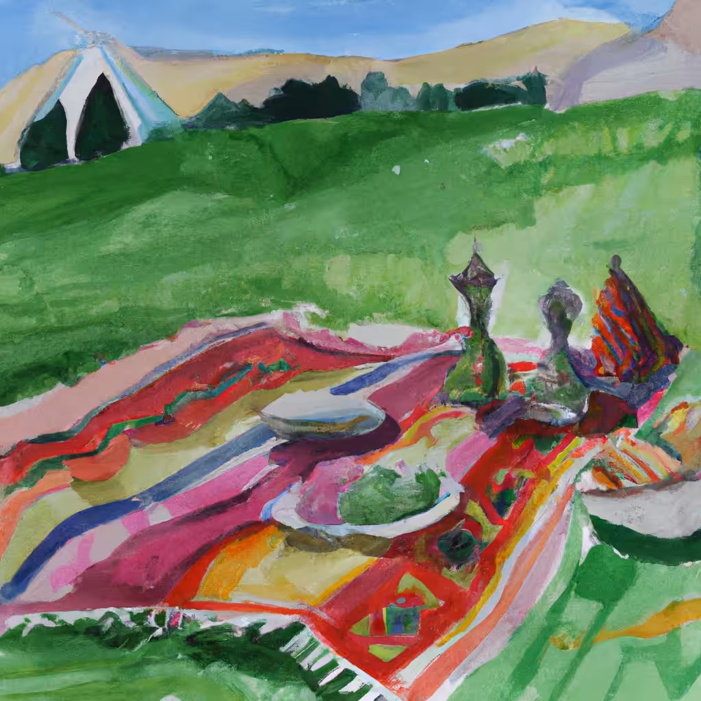 peaceful picnic speculation (with fresh olives) #8