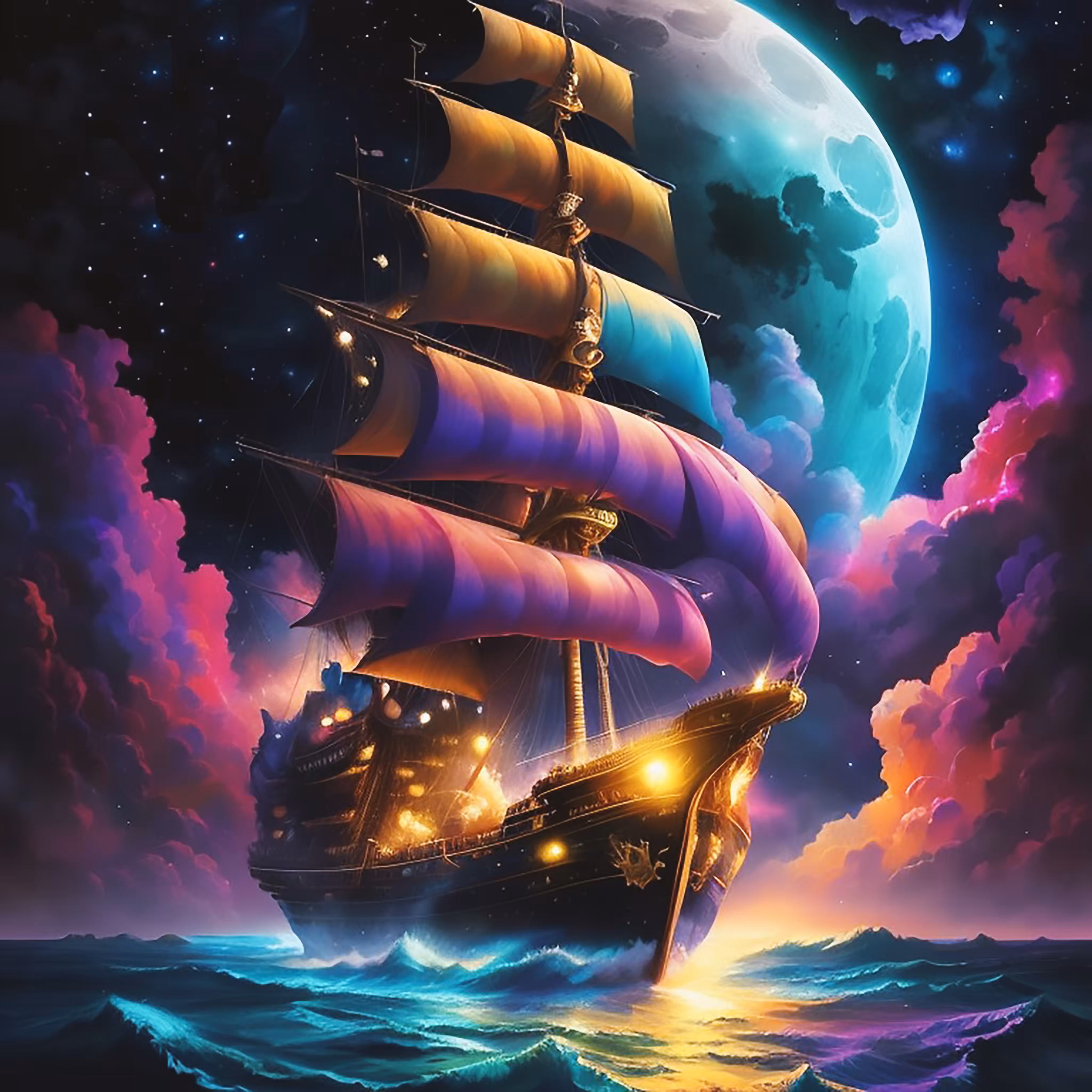 Sailing Dreams #1🌌⛵✨
