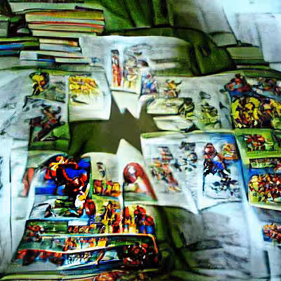 Bed of Comic Books