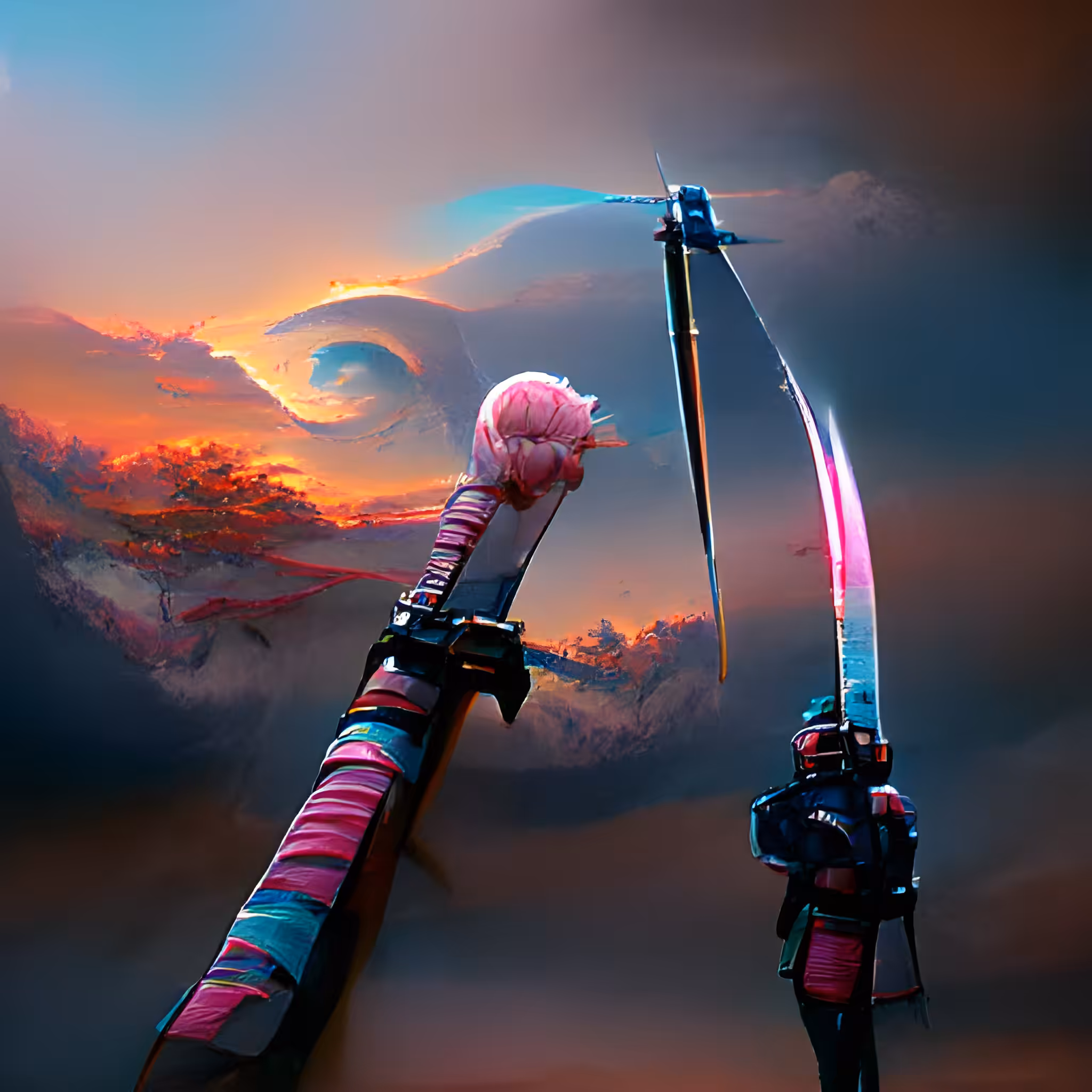 Cotton Candy Katana #03