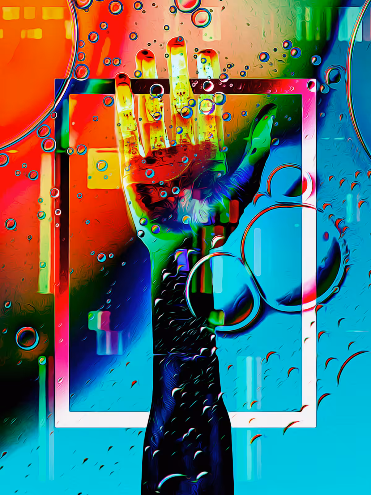 Holding the freedom outside the frame