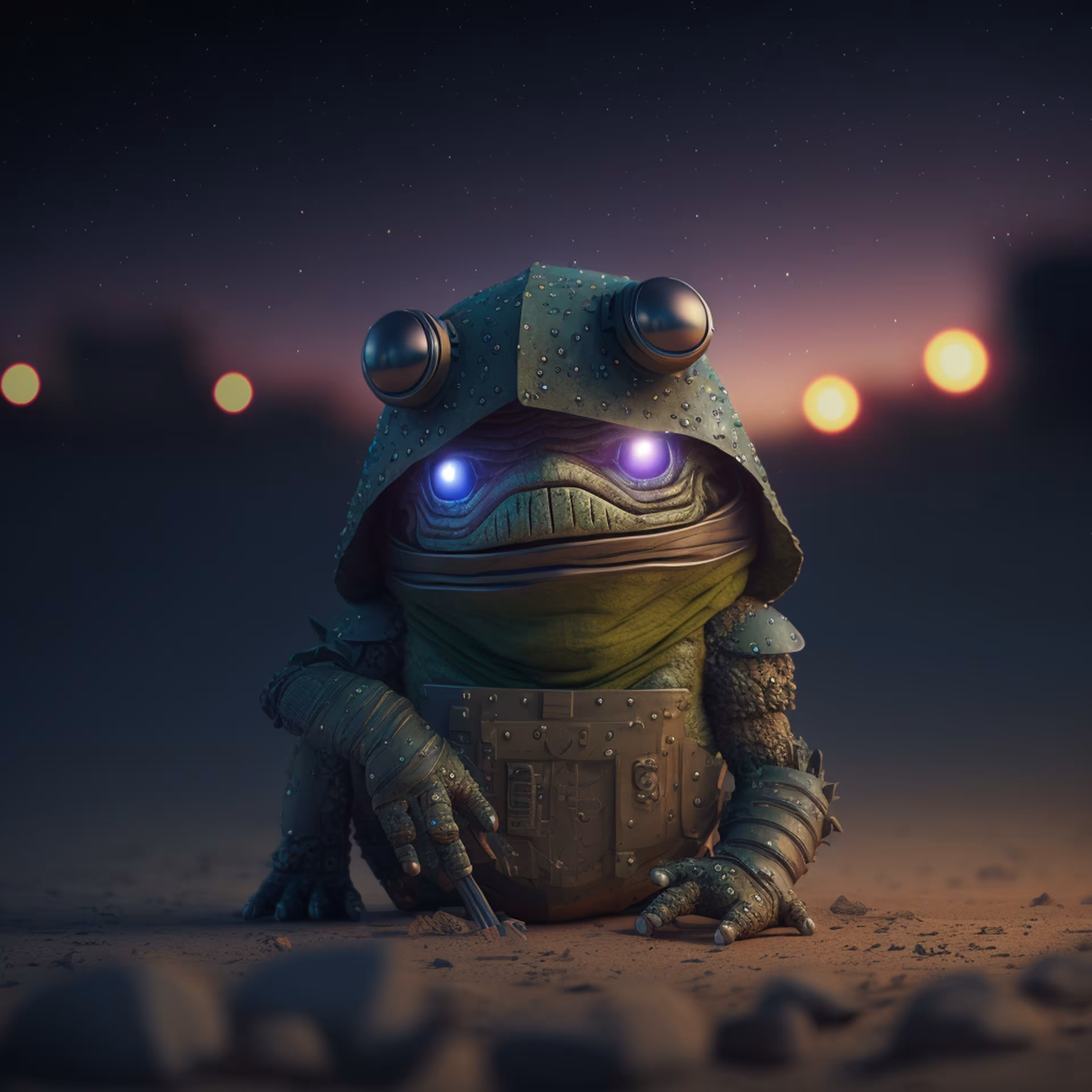 Pepe's World: Pepe warrior in action