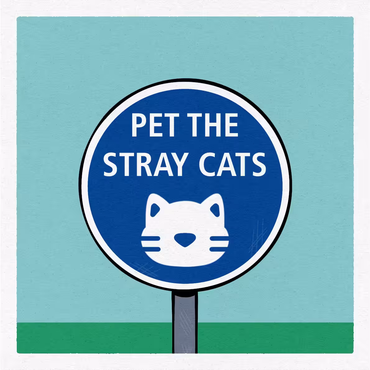 Pet the stray cats