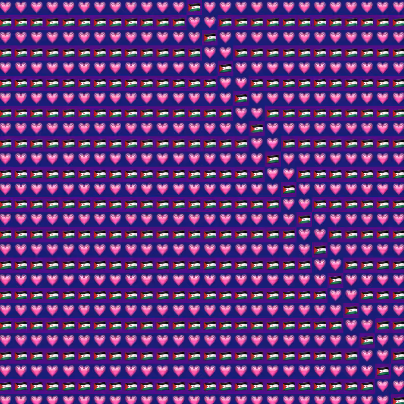Elementary Cellular Emoji Automata #991
