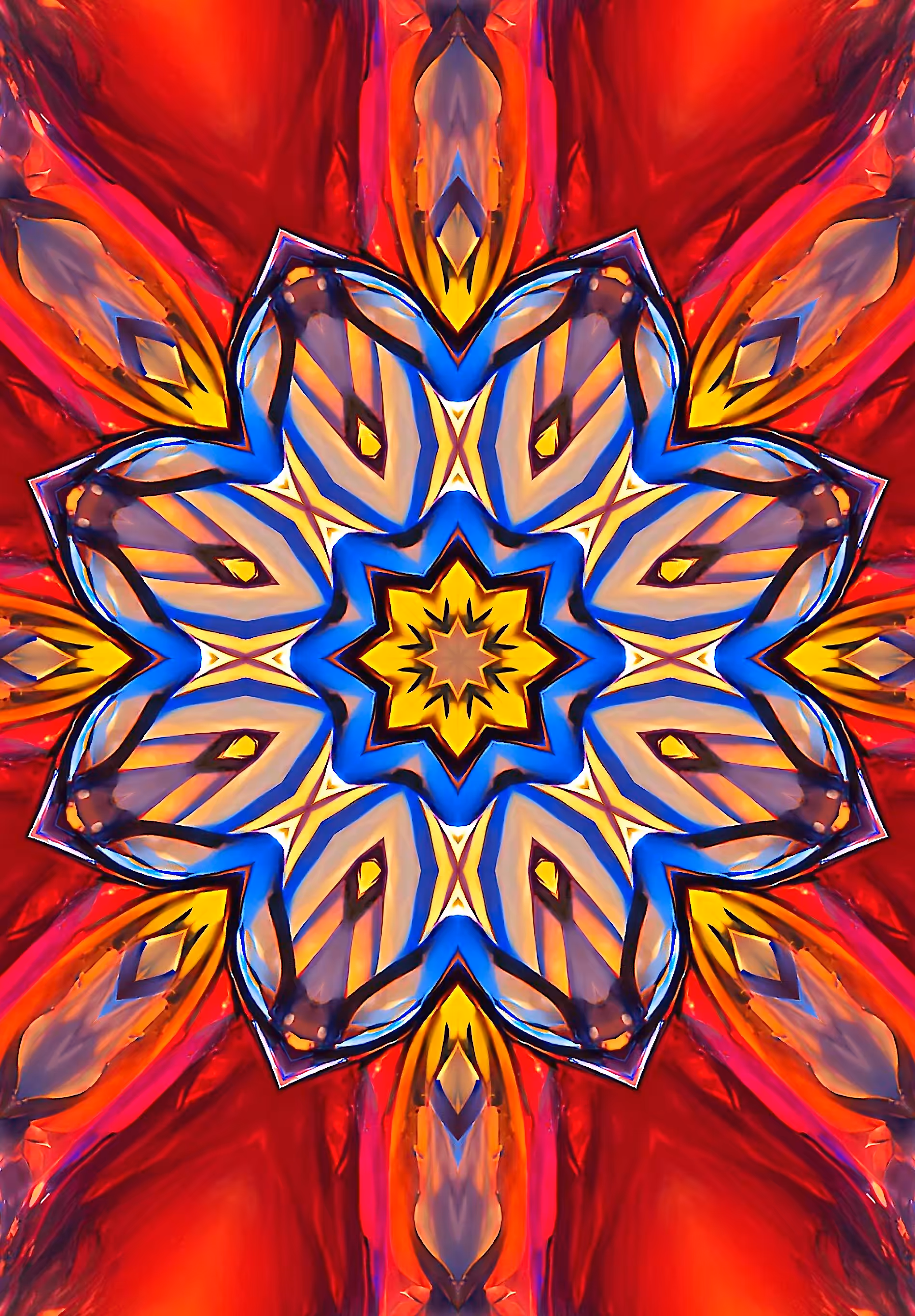 AI Kaleidoscopes - Flower Power
