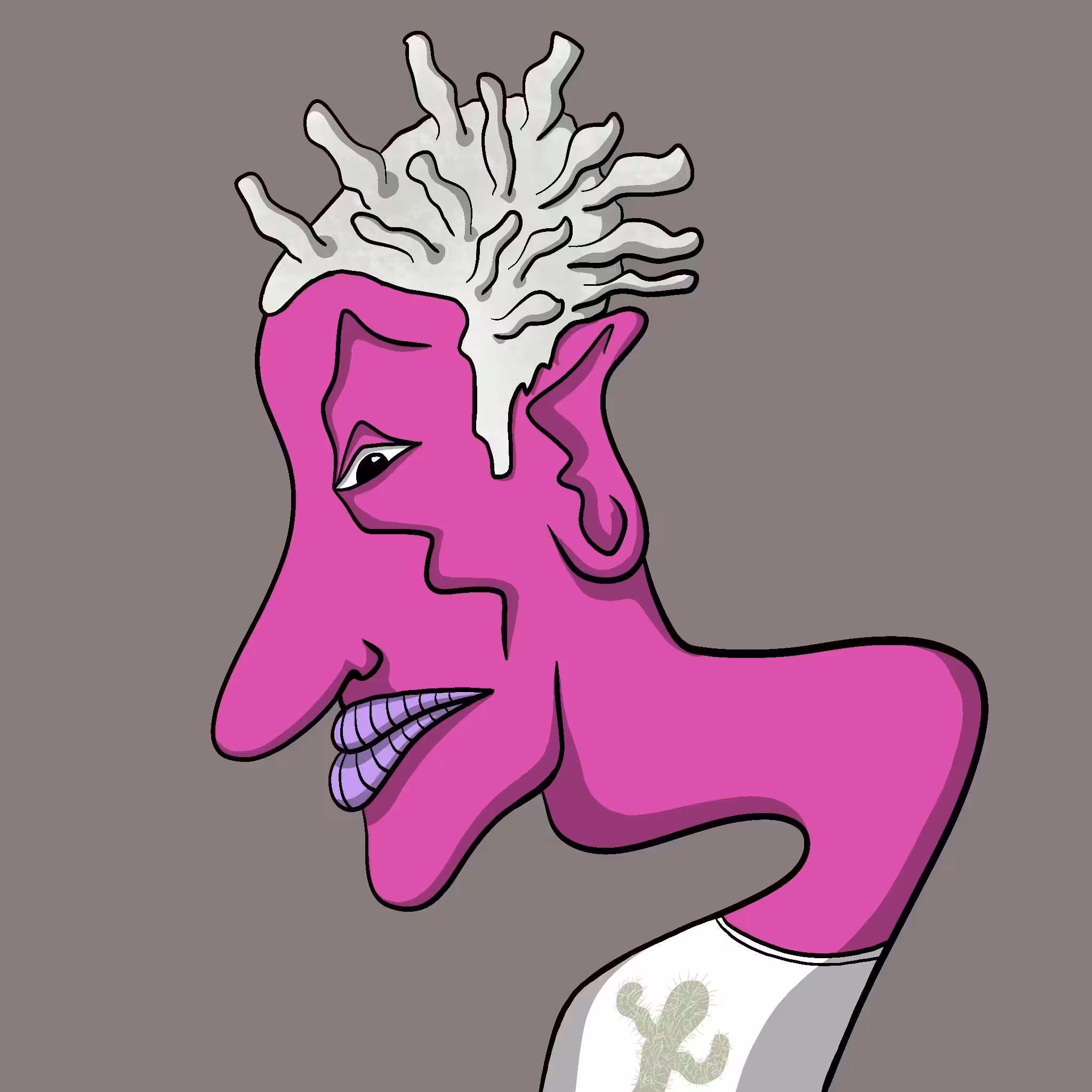 FAWKFACES: #64 Cream Boi Face 