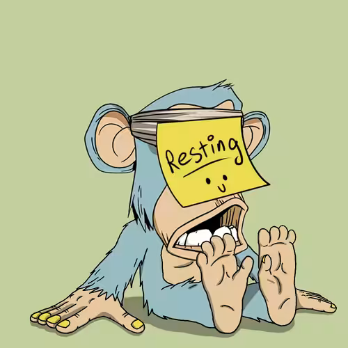 Resting Ape #105