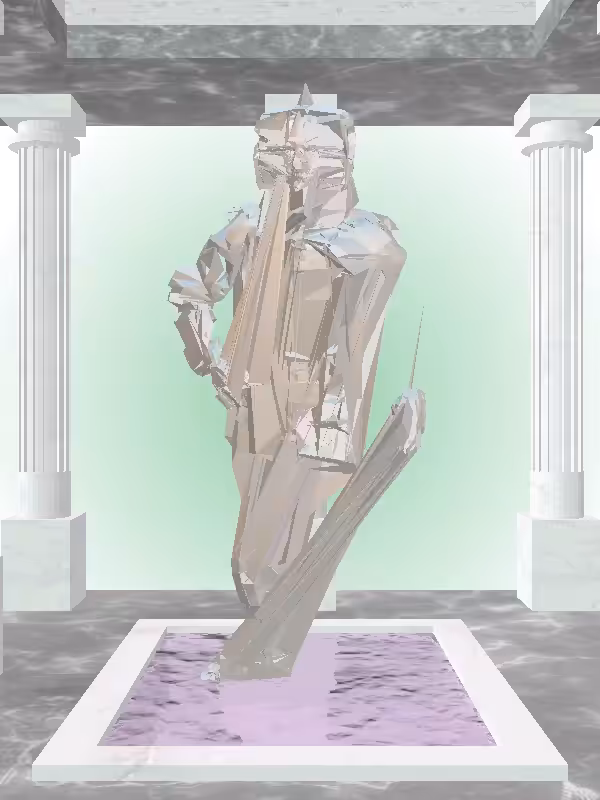 HeavenComputer: The Fragmented Injured Silver Haze Man #3269