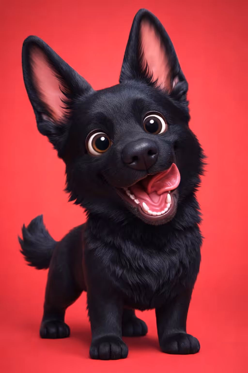 Chaos Angel in Black Fur