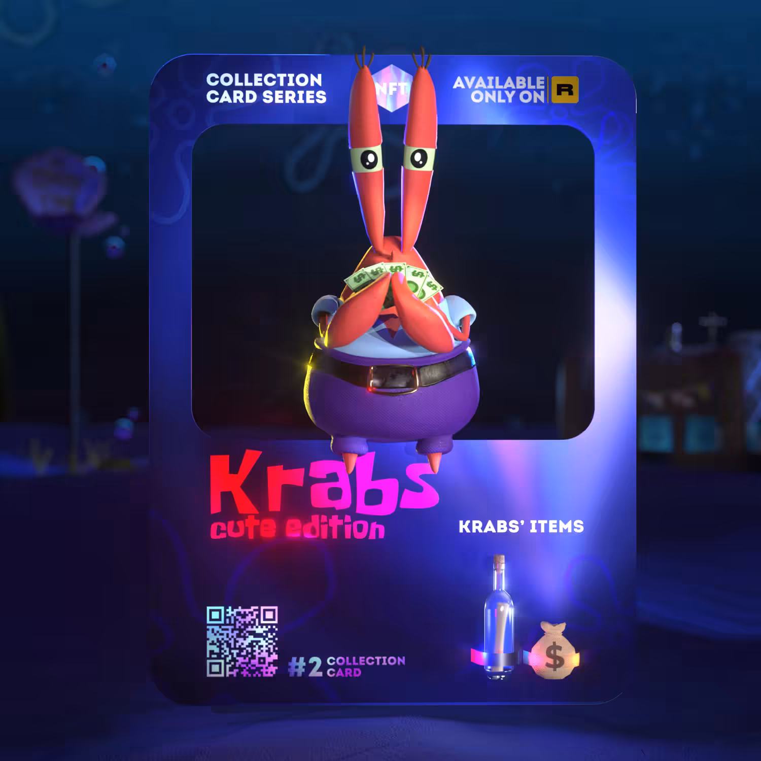Cute Mr.Krabs | Collection Card #2