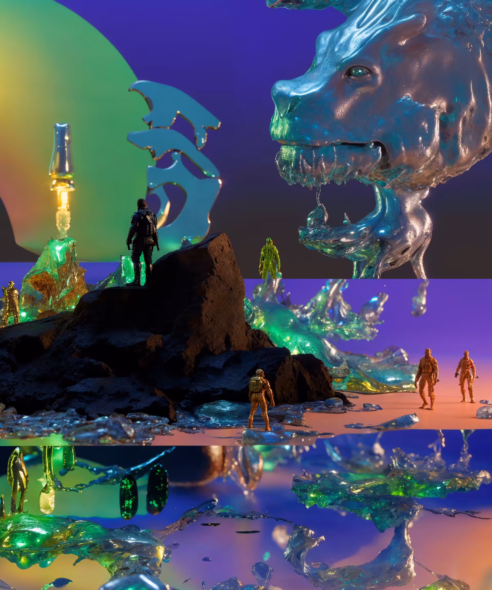 The Spirit of the Wolf Monster in the Dream Level