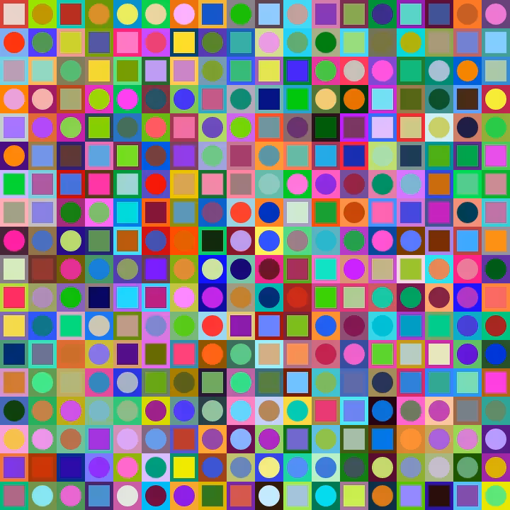 Square Dot Composition #191