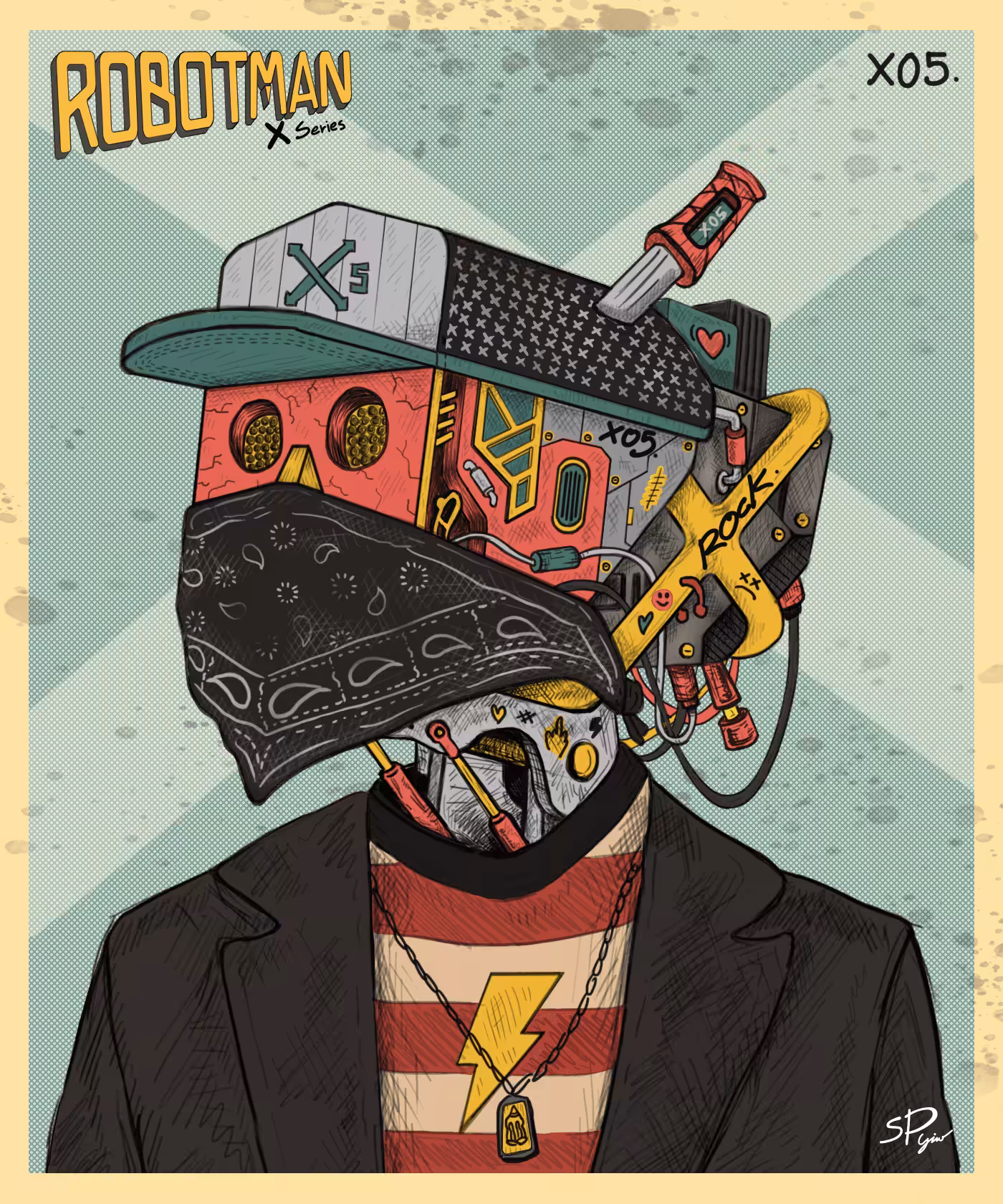 ROBOTMAN - X Series_#X05 (Rock)