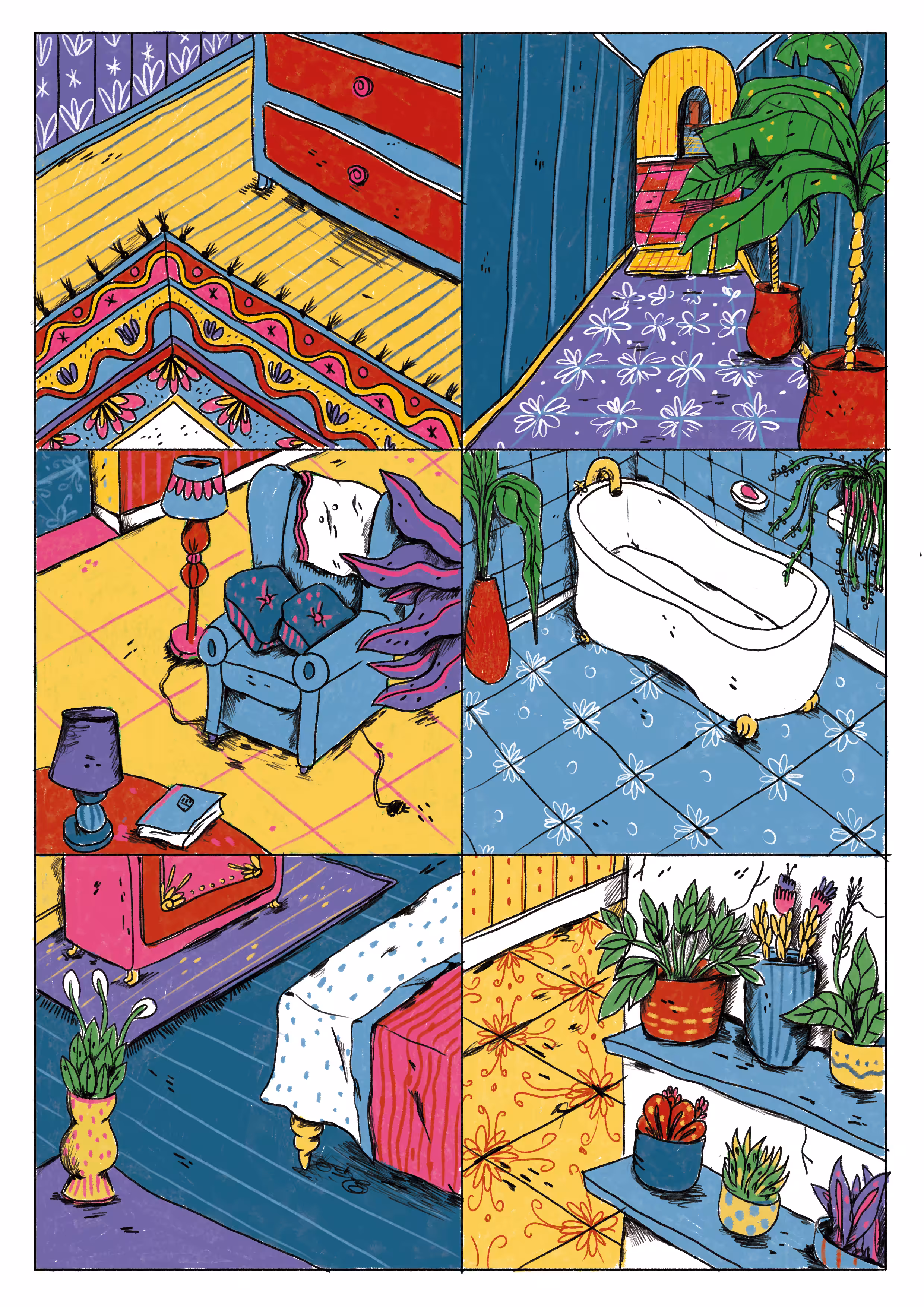 Ofelia's house. V.