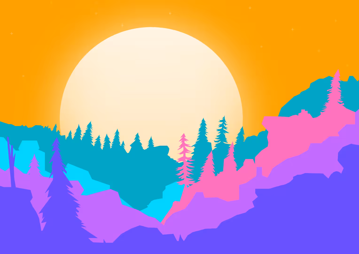 Colorful landscape