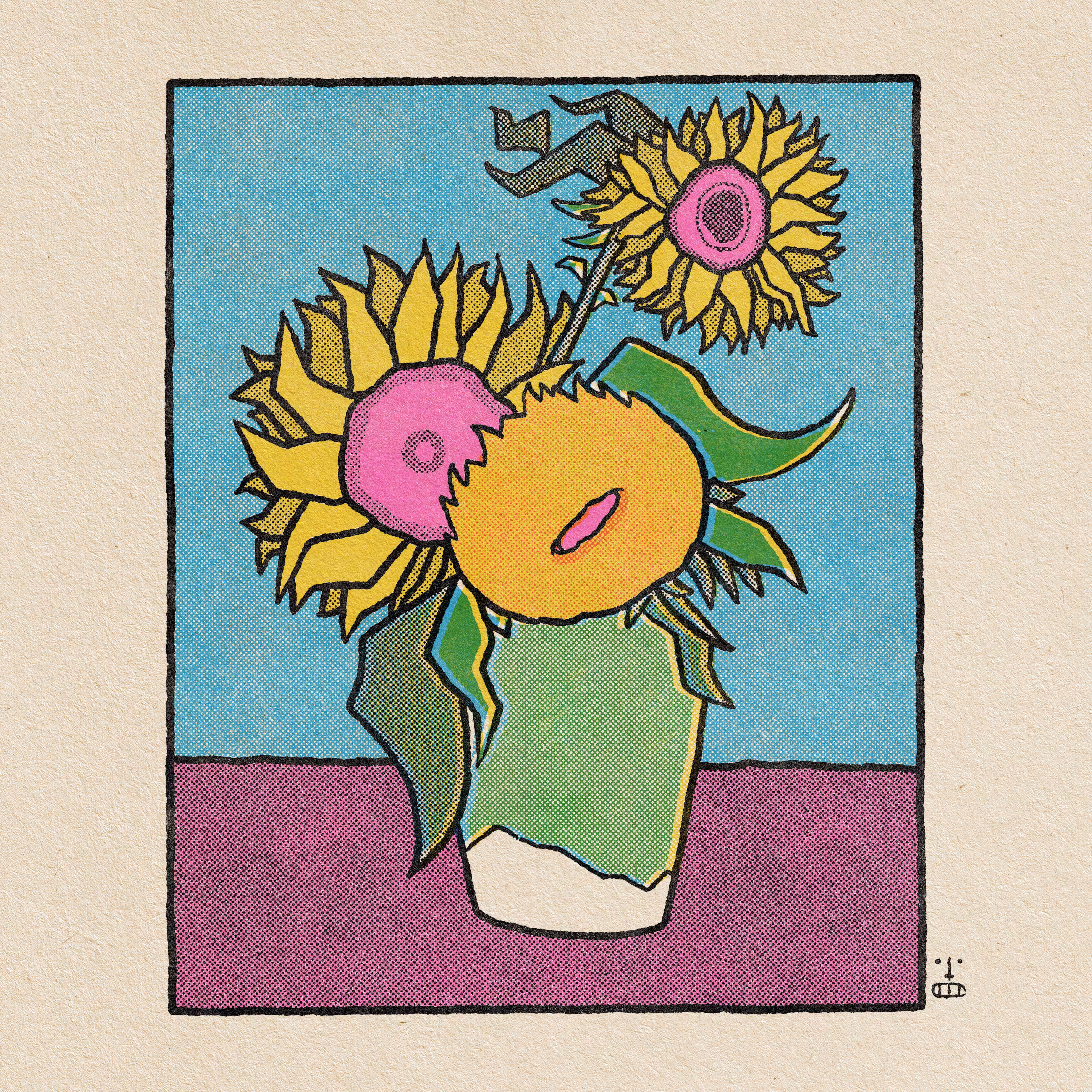 Redux Drop 2 Pt.3/6 - Three Sunflowers in a Vase