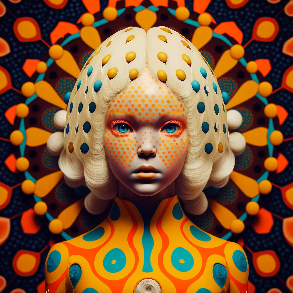 Psychedelic Art: Baby Doll