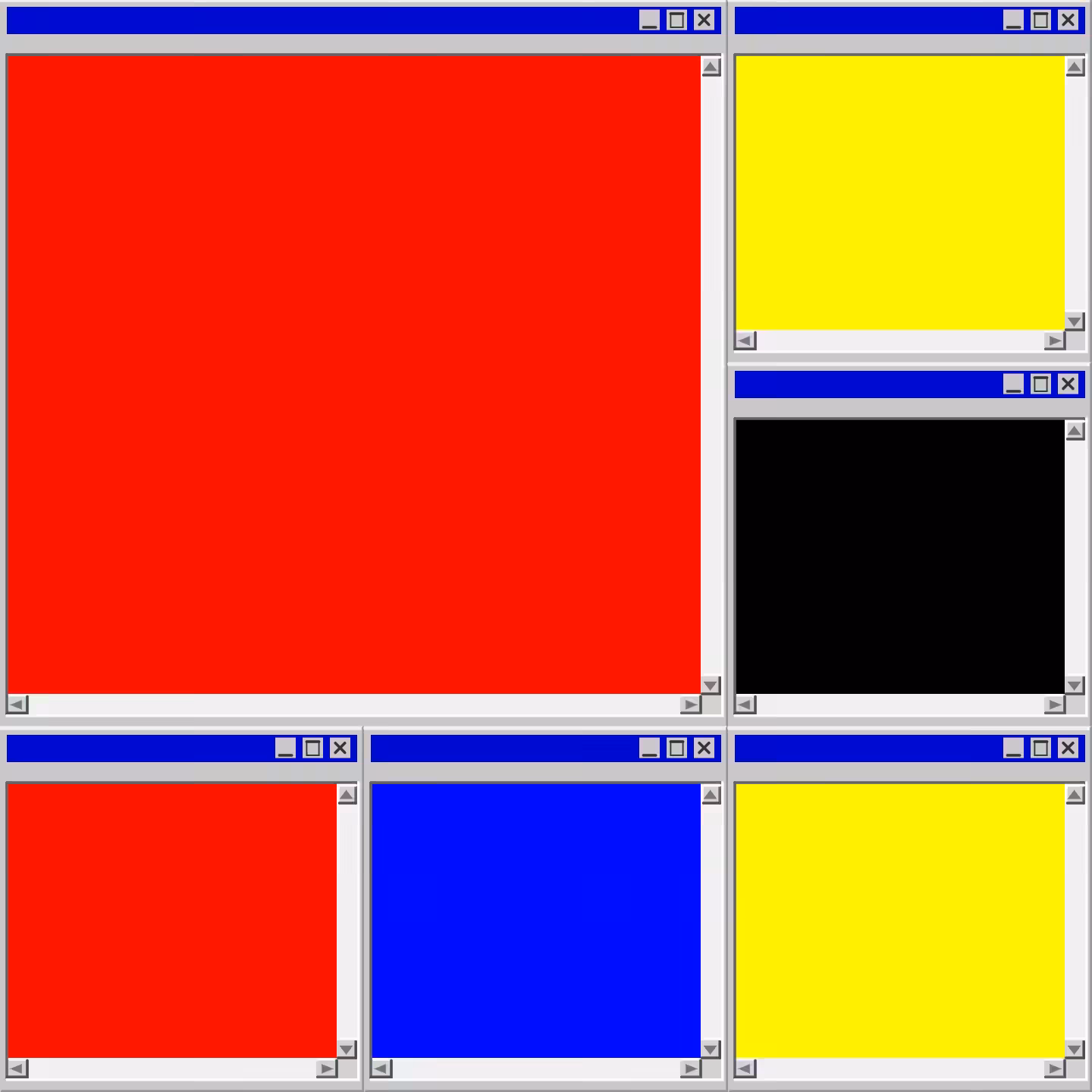Mondrian's Desktop II #24