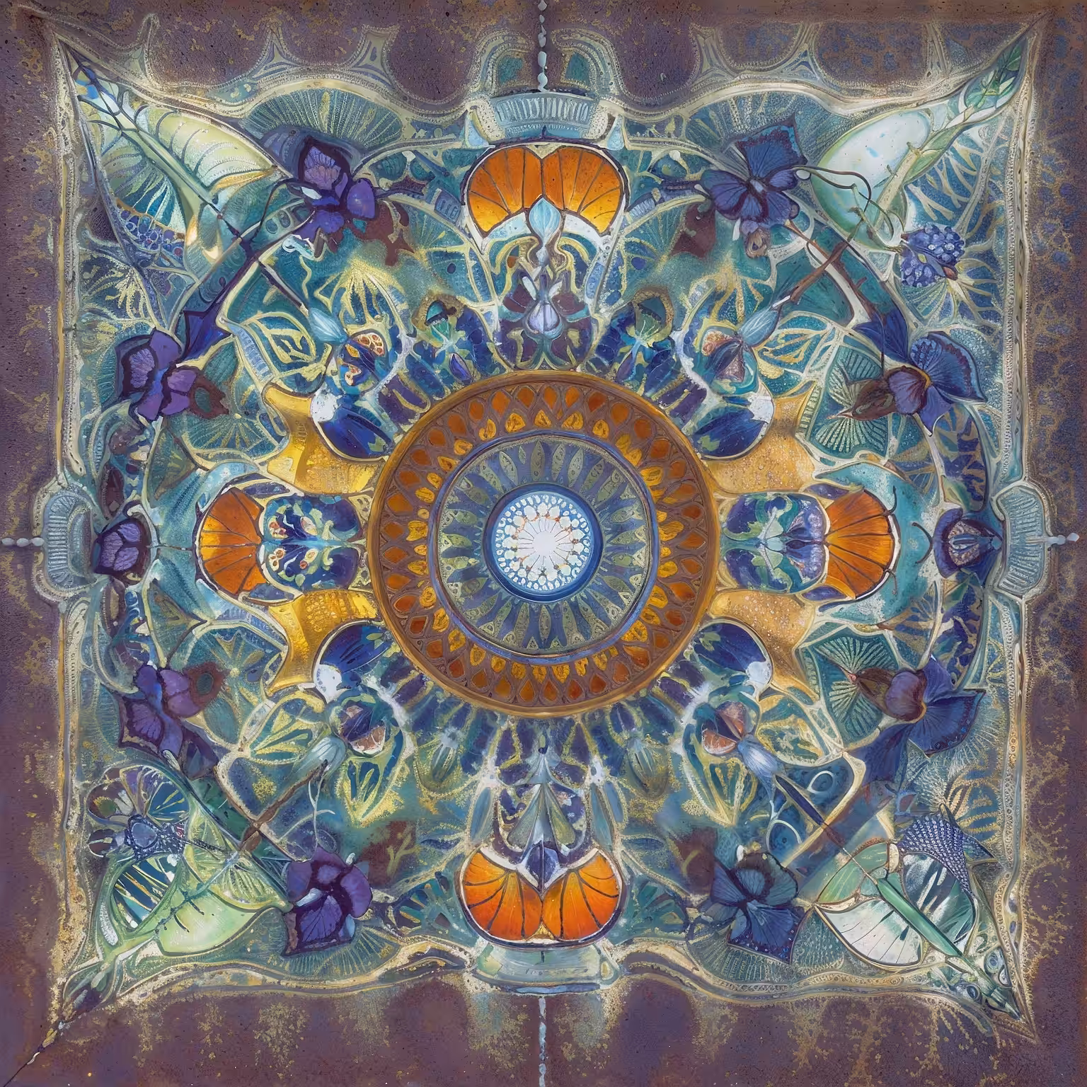 violet mandala