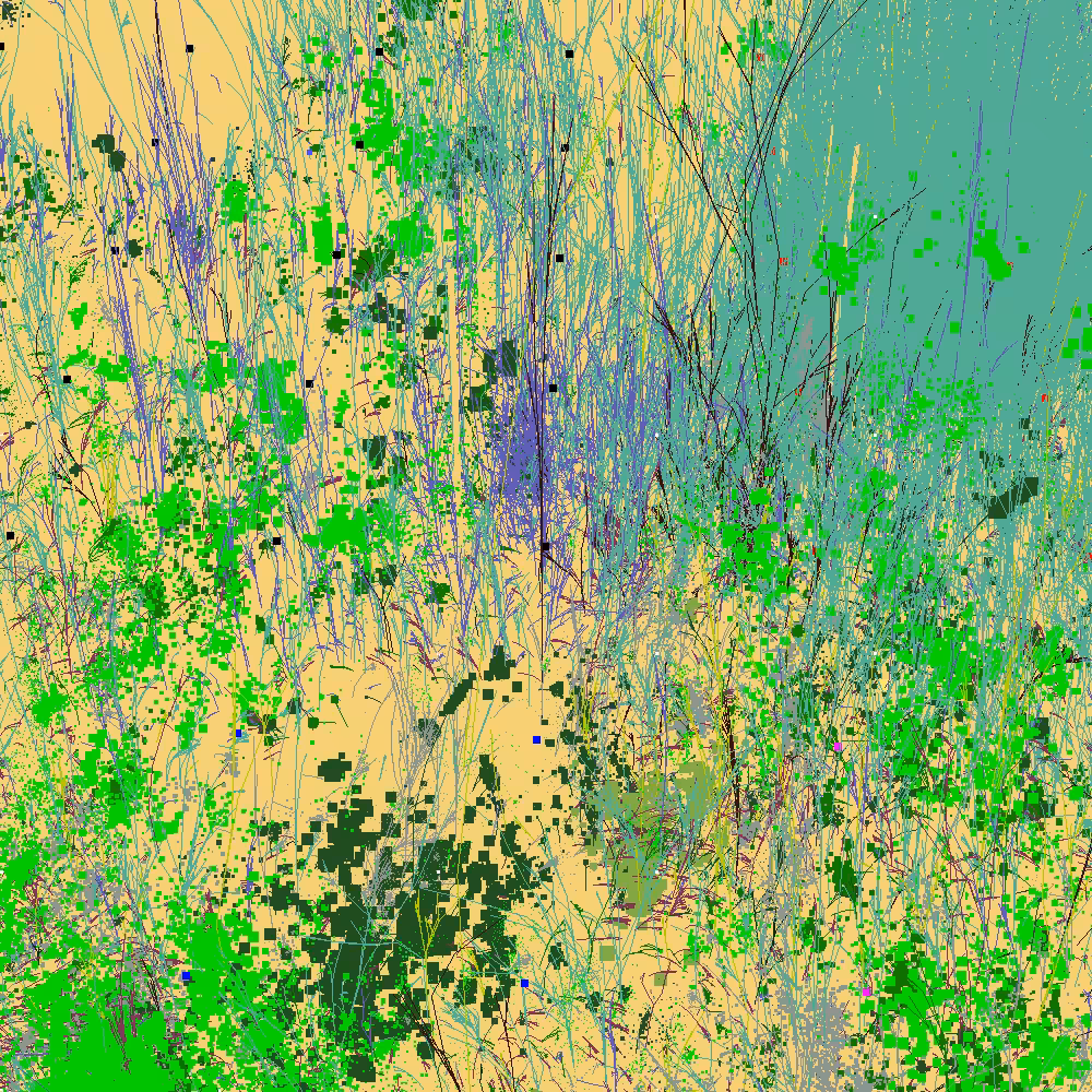 Infinite Garden: 56752 Flowers