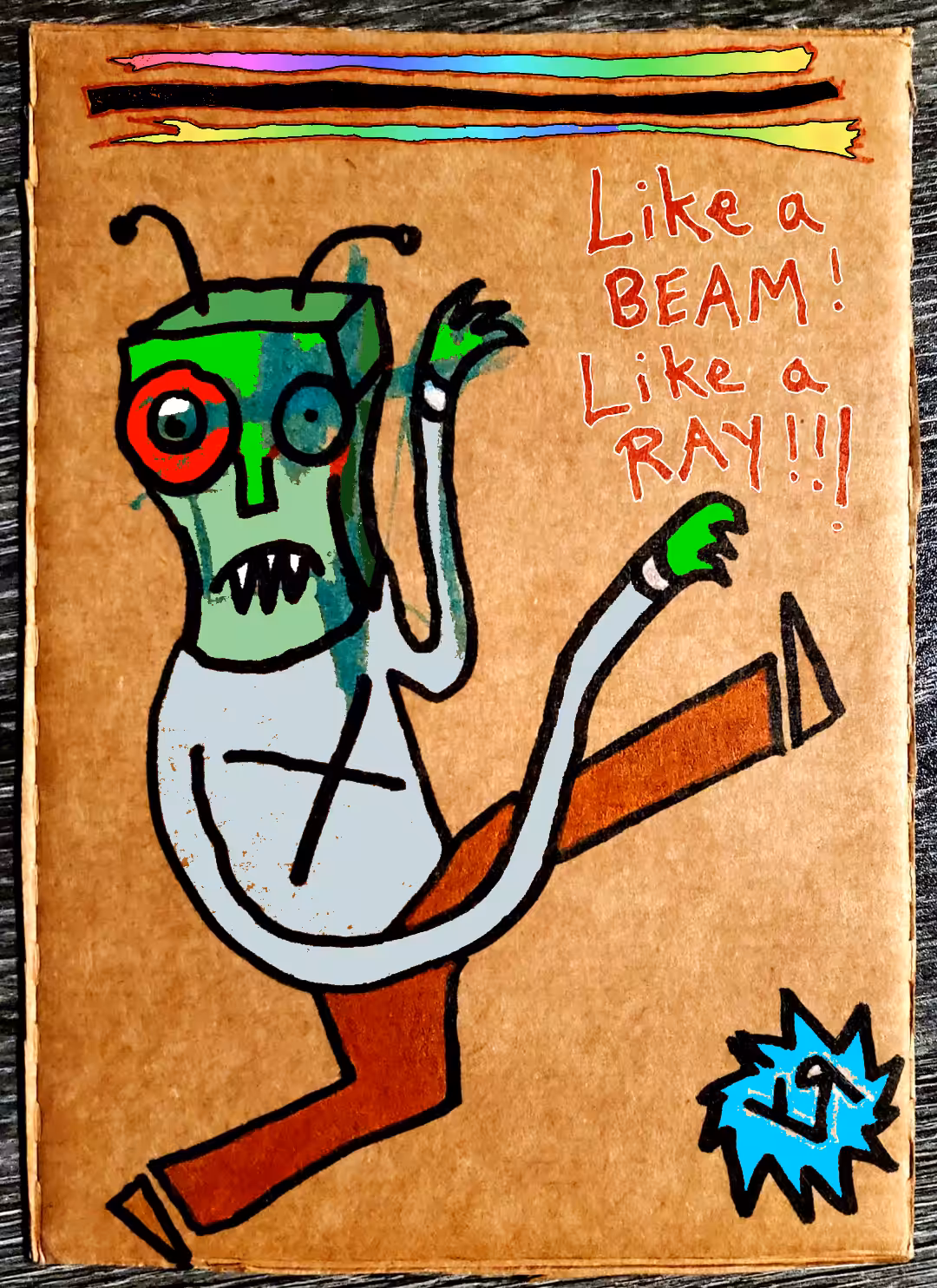 "Like a Beam! Like a Ray!!!" by Richard F. Yates (Holy Fool)