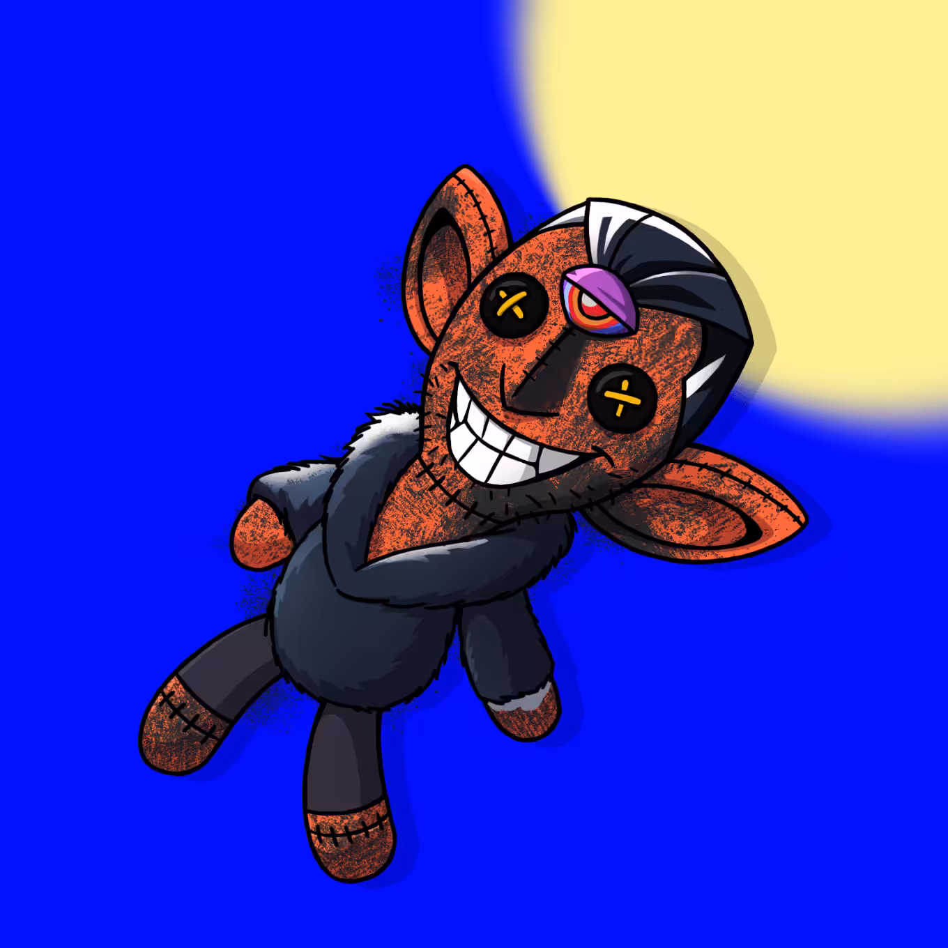 #4979 Sneaky Vampire Teddy