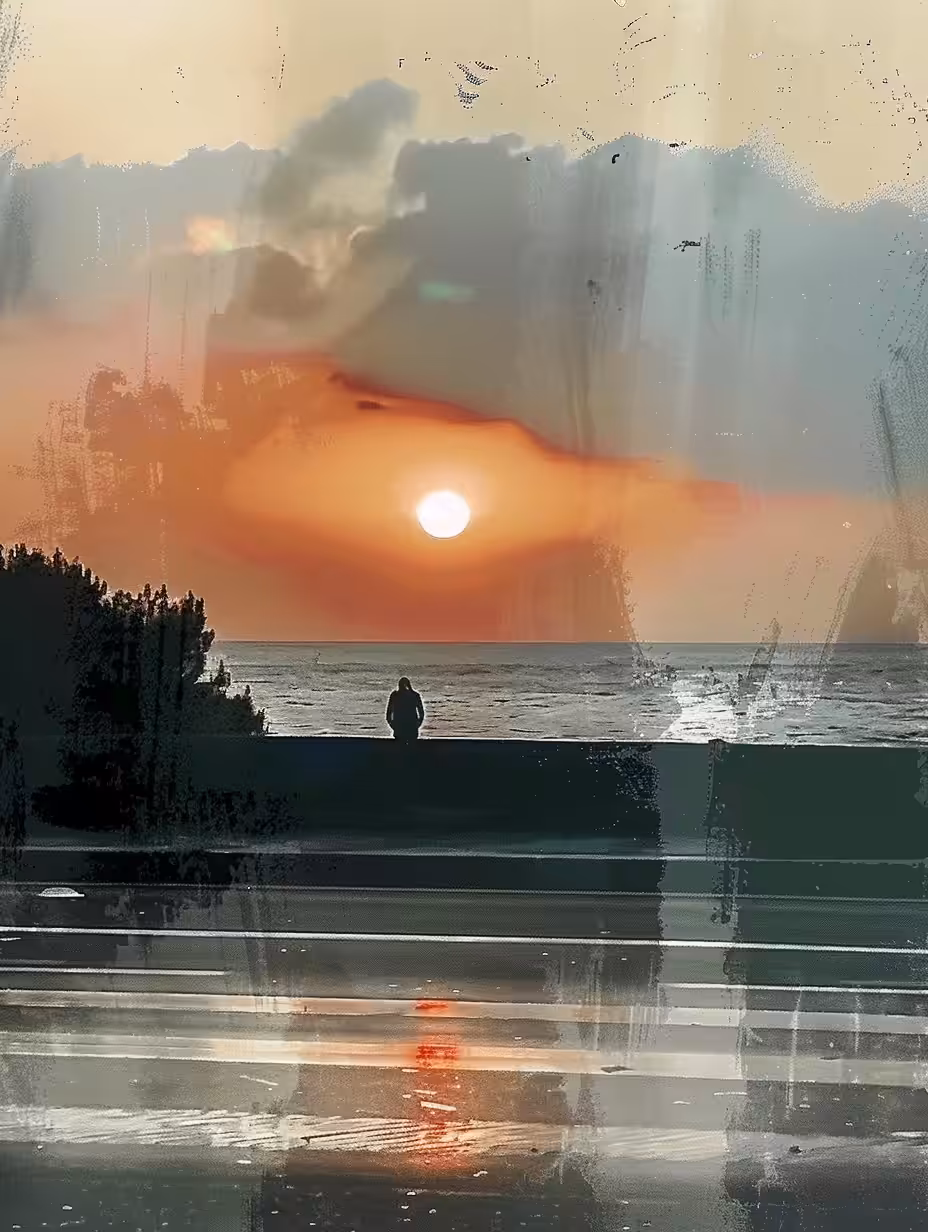 Sunset on this Walk