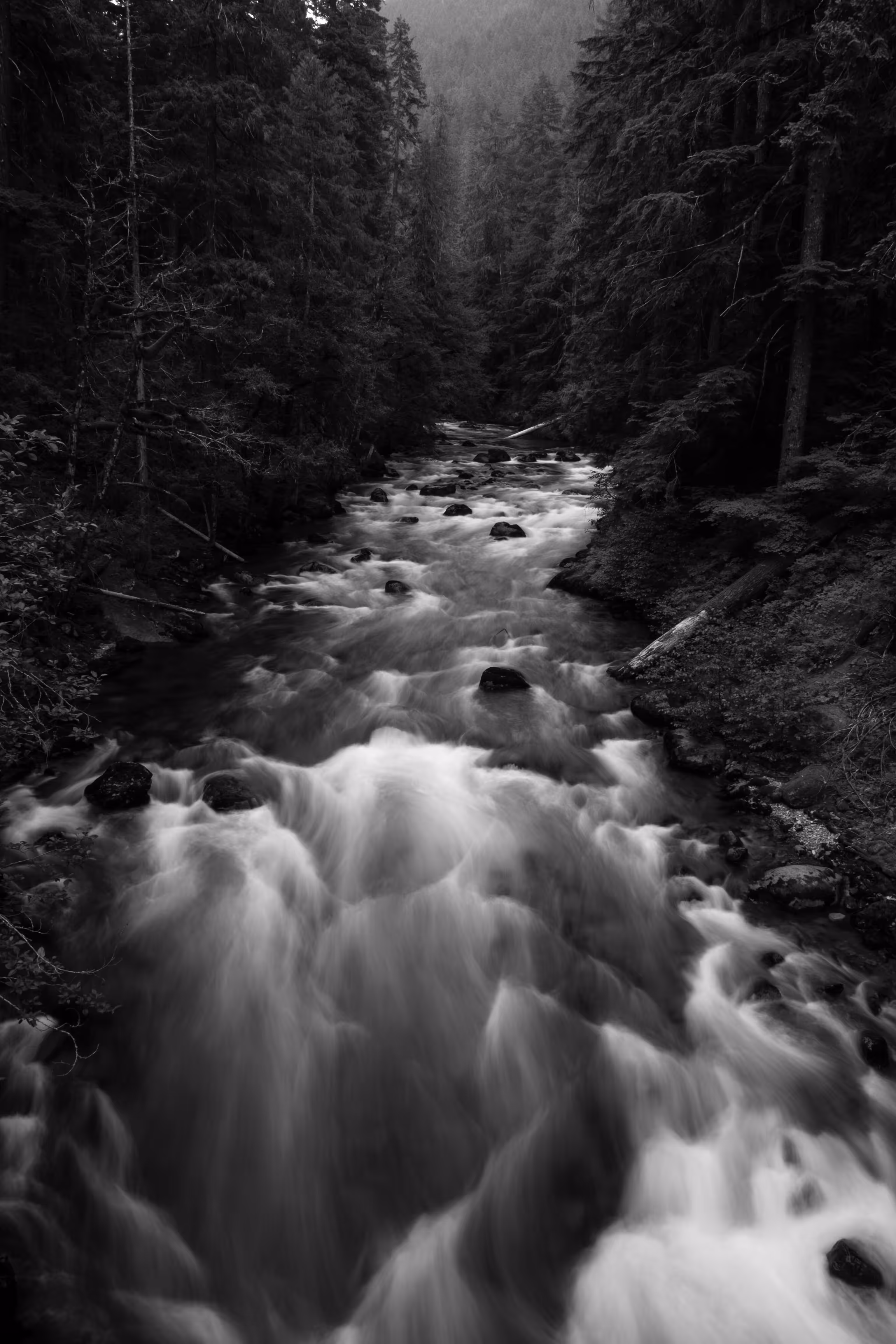 A River Of Black Stone & Silk