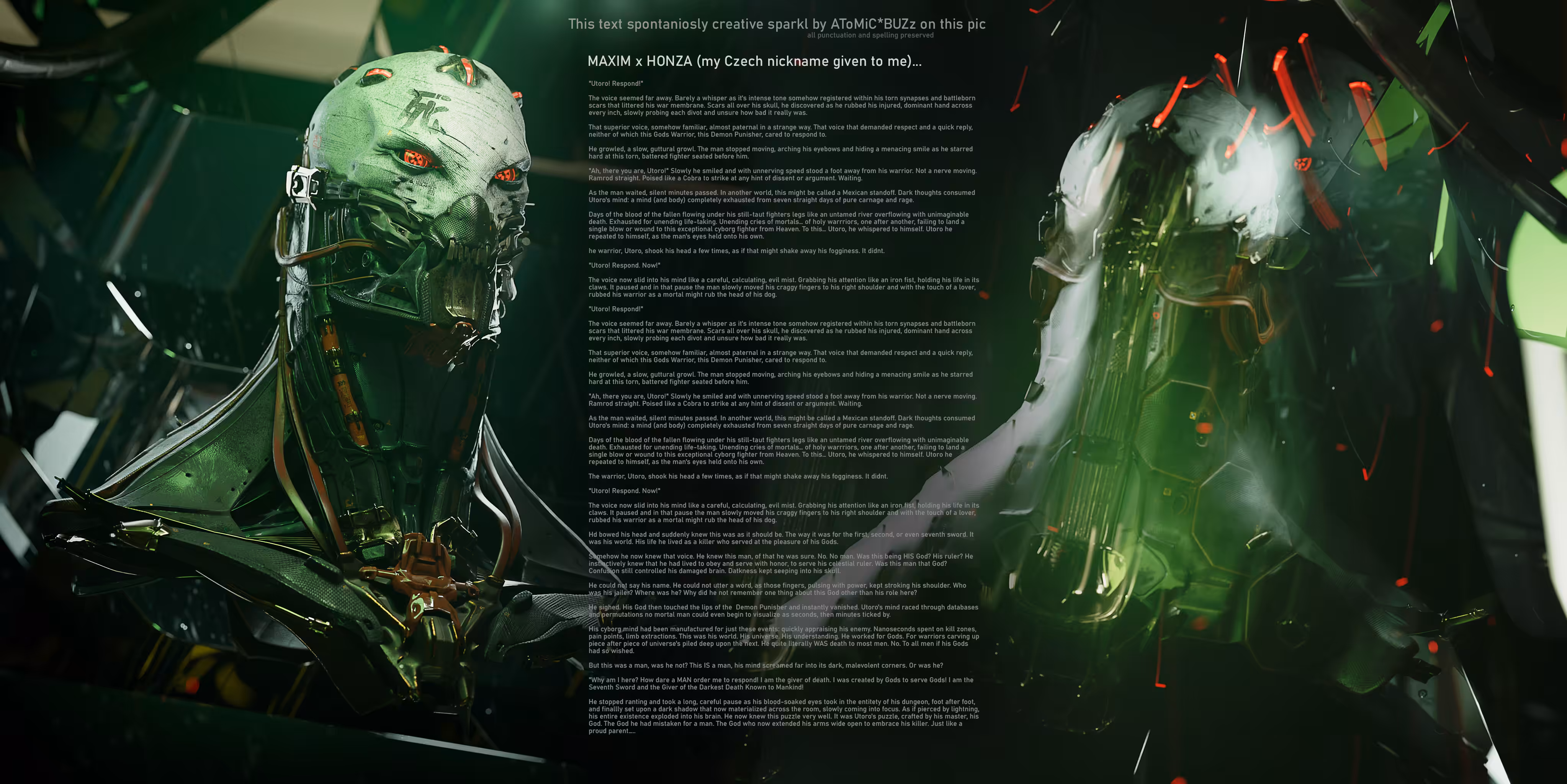 MAXIM x HONZA (@ATOMICBUZZzz) collab -Pic+Text-