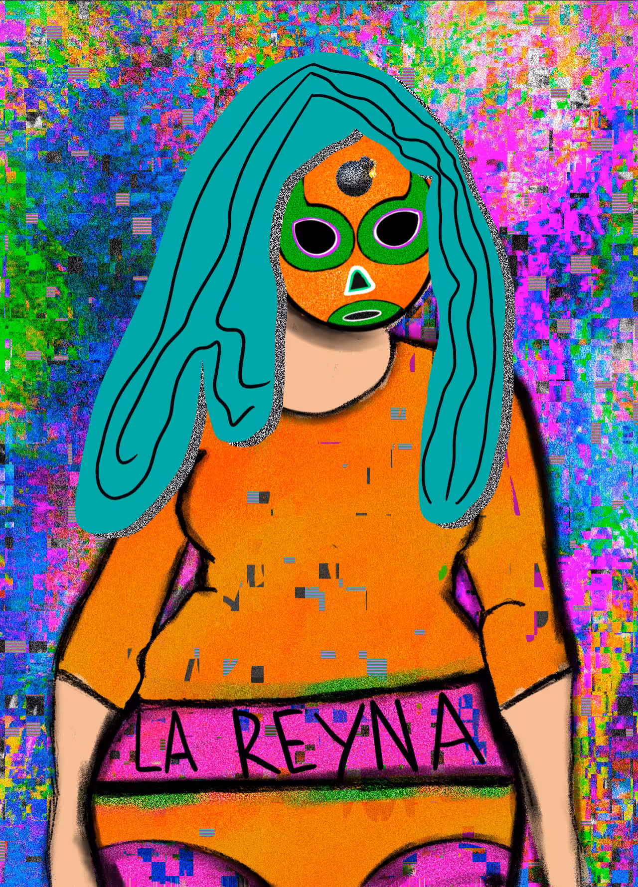 NFT luchadora #70