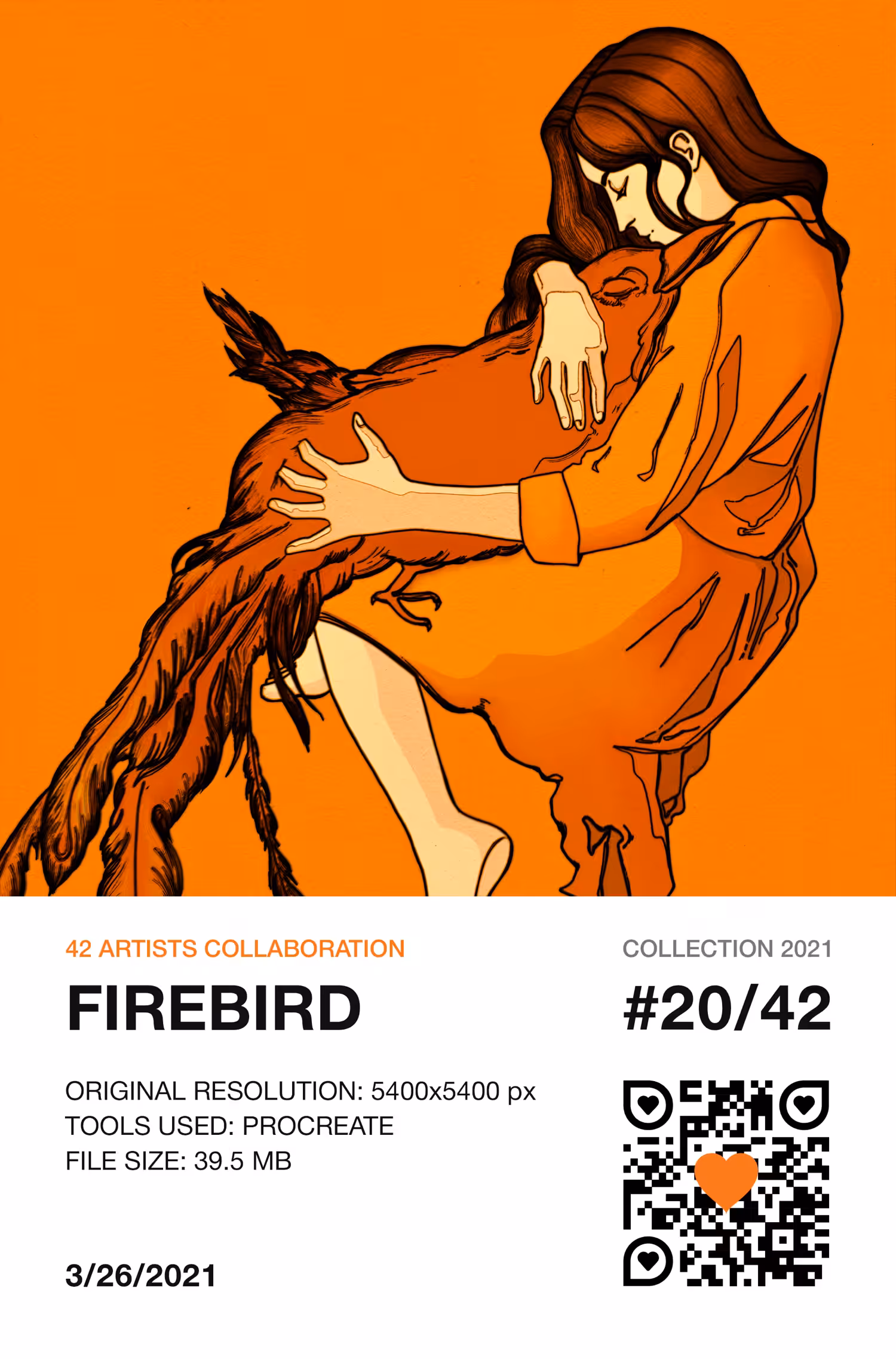 42 Artists Collaboration: 20/42 — FIREBIRD