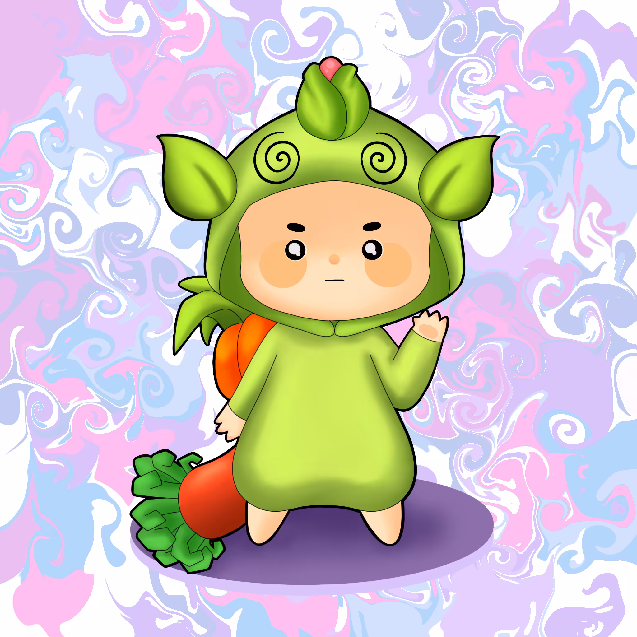 Cute Plant Axie Pajama