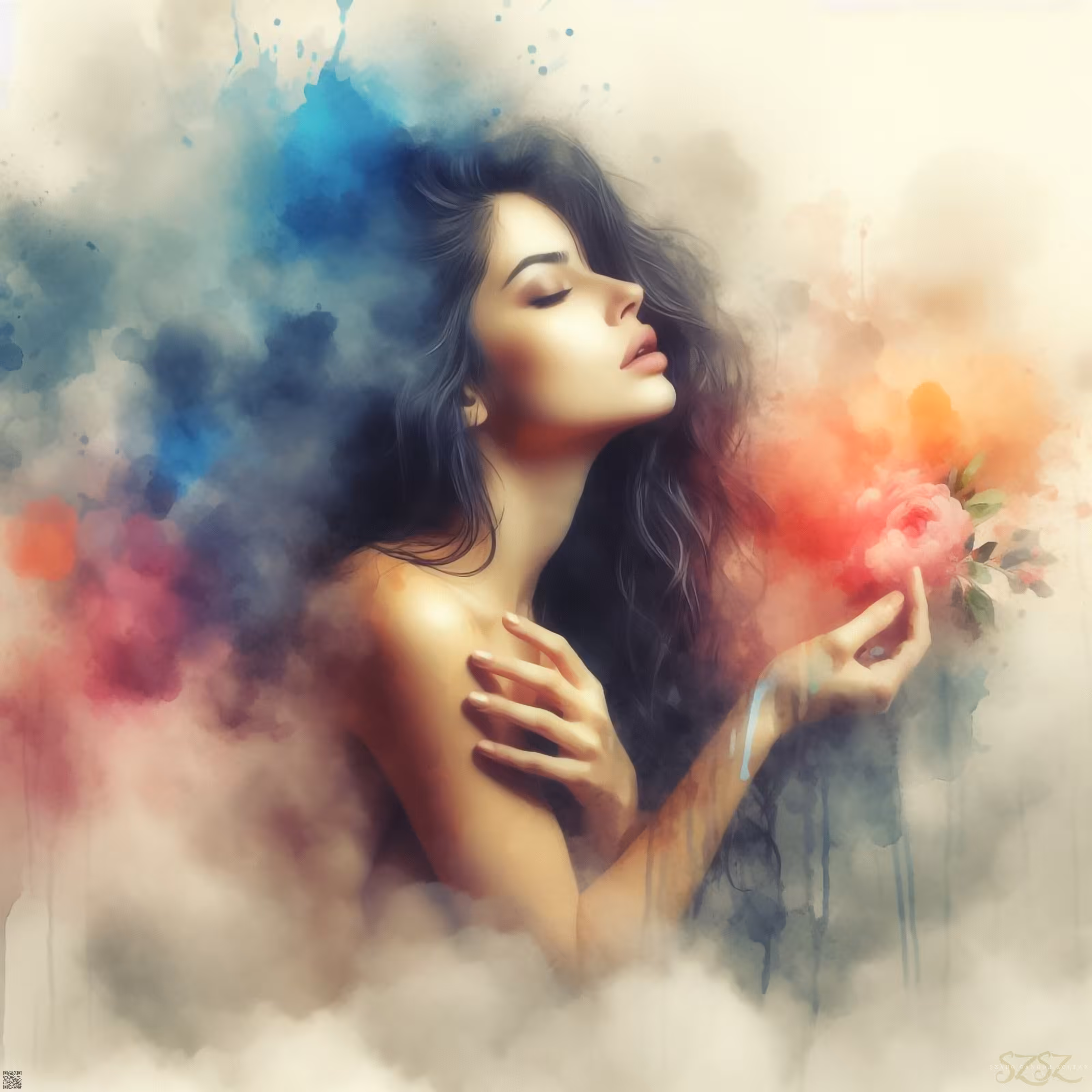 🎨Feminine Beauty in Paint#49