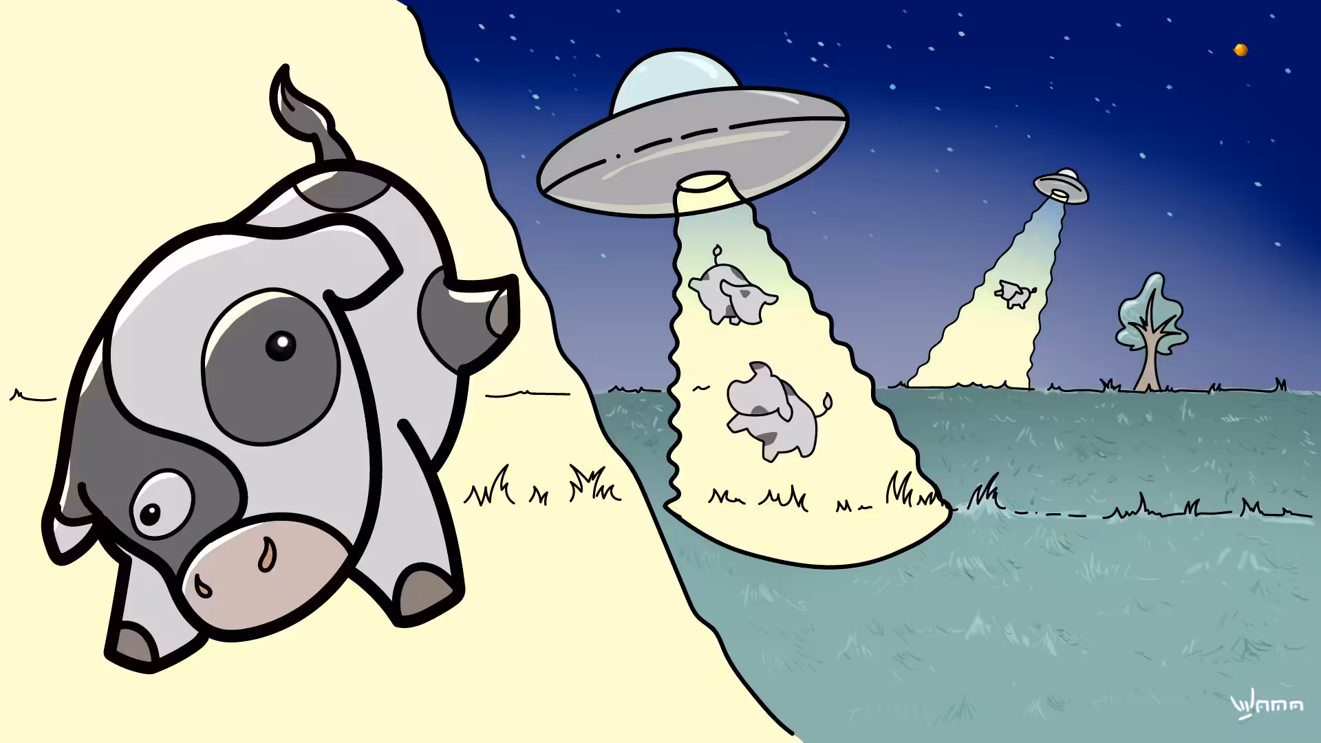 Cowduction - Vampire Cows From Mars 01
