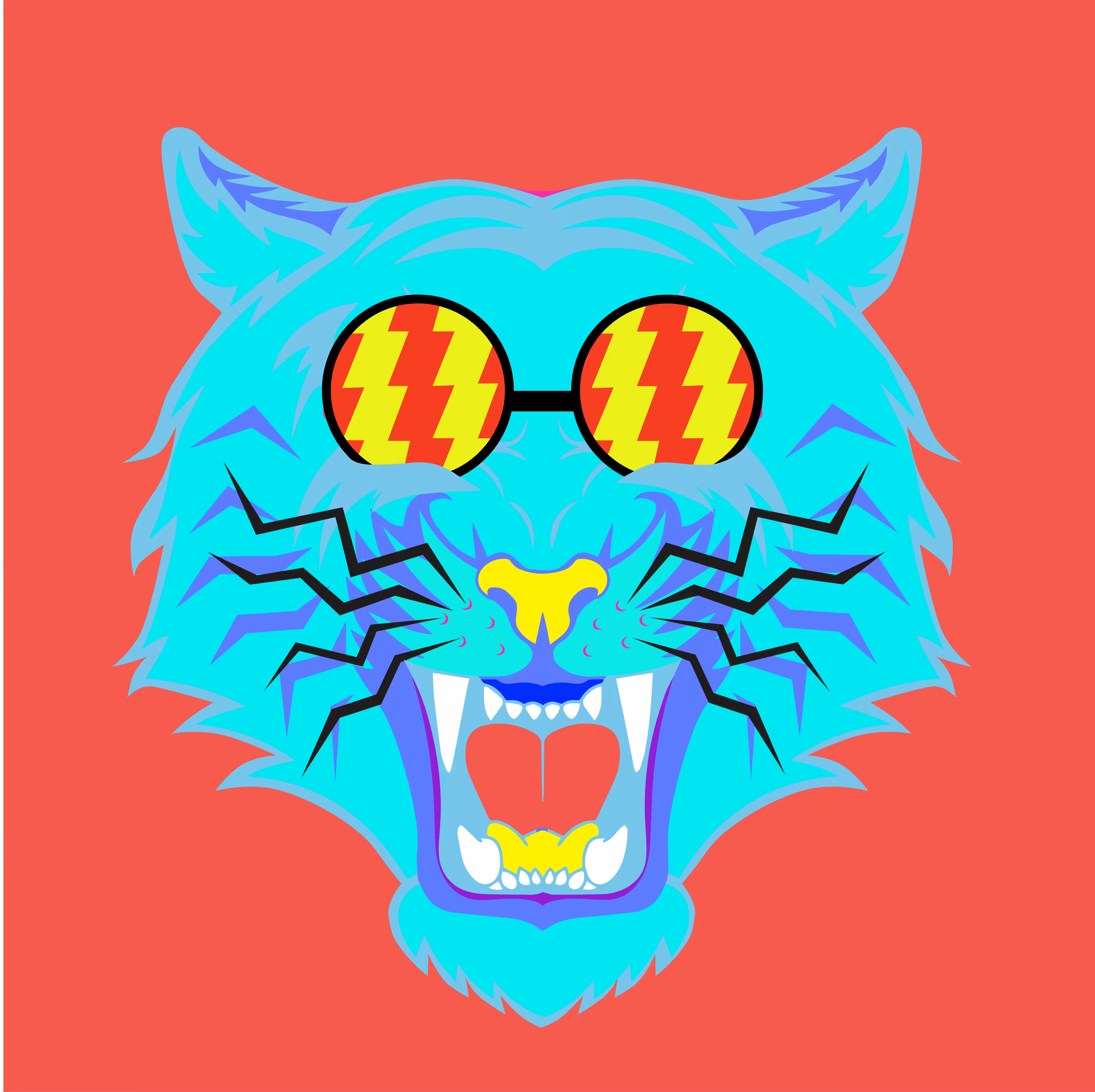 CryptoAnimals: CRYPTO TIGER FACE #12
